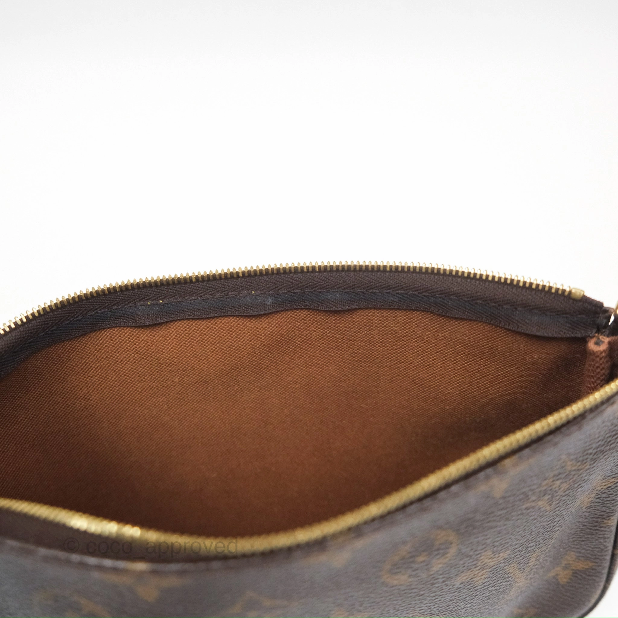 Louis Vuitton Multi Pochette Accessories Khaki Monogram Canvas