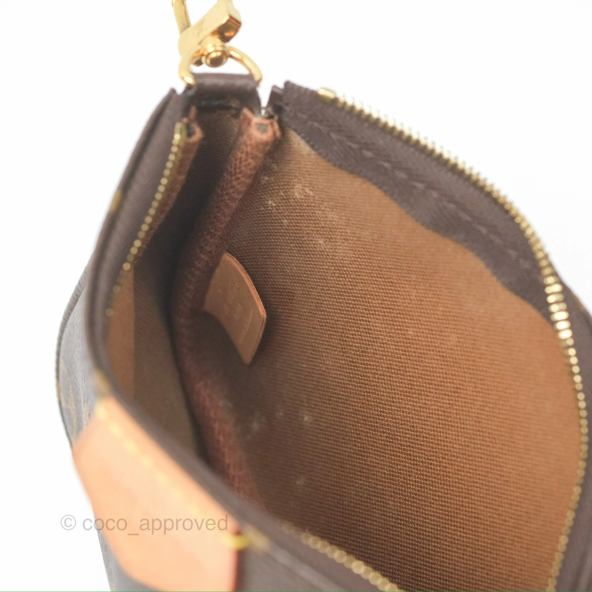 Louis Vuitton Multi Pochette Accessories Monogram Khaki