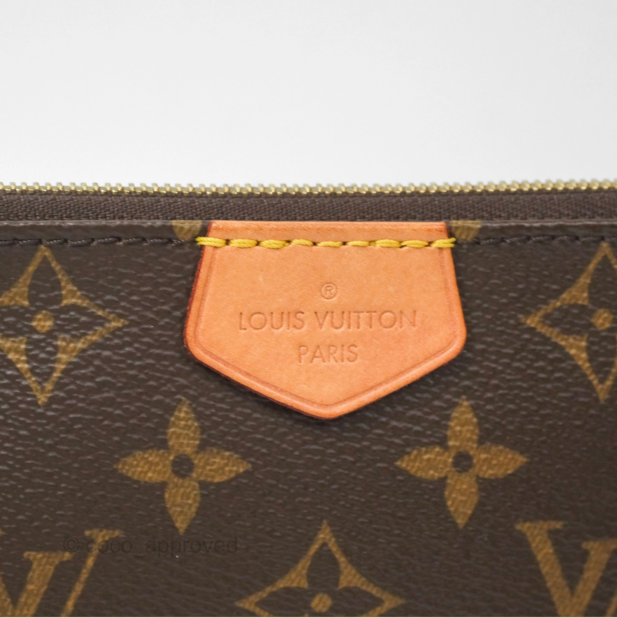 Louis Vuitton Multi Pochette Accessories Monogram Khaki