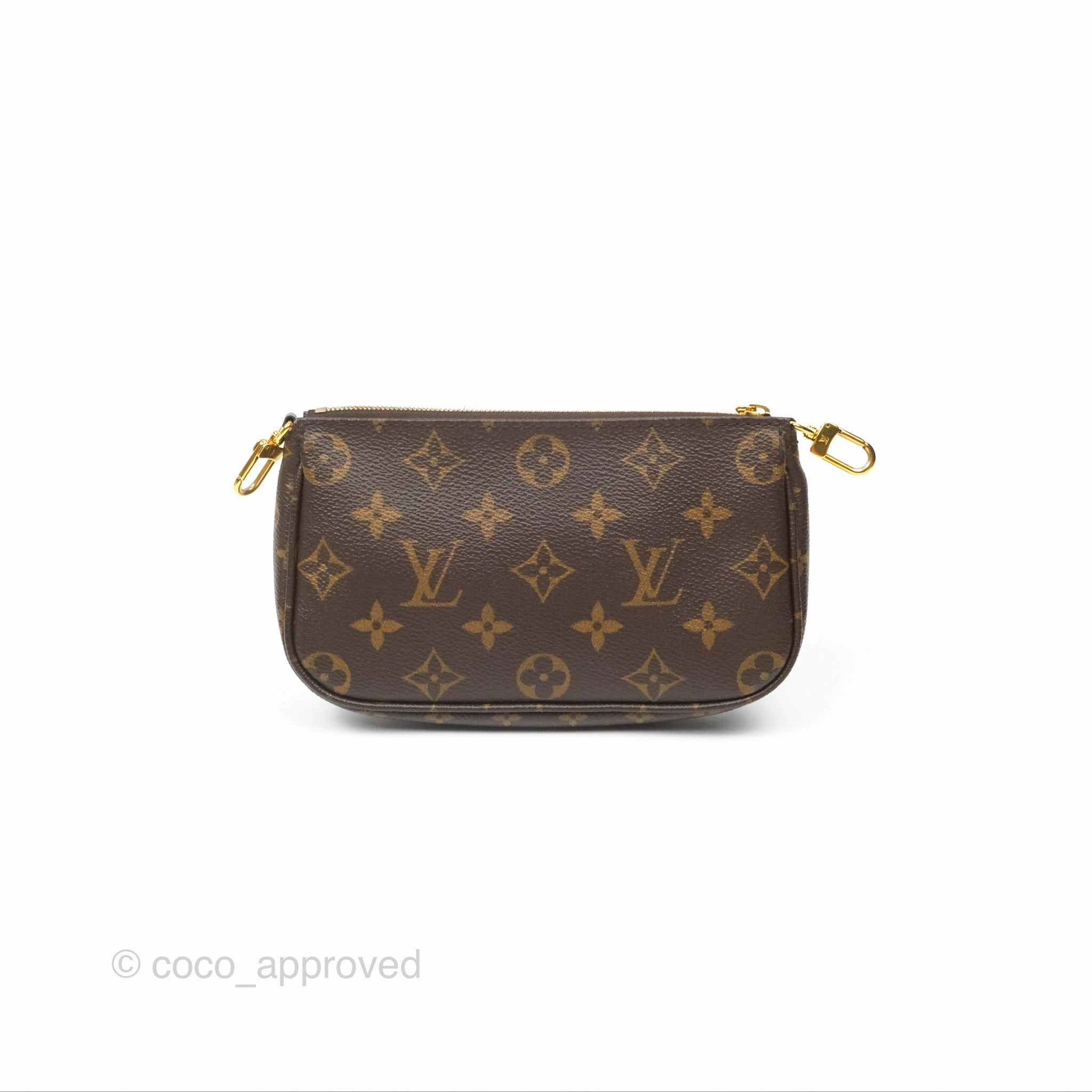 Louis Vuitton Multi Pochette Accessories Pink Monogram Canvas