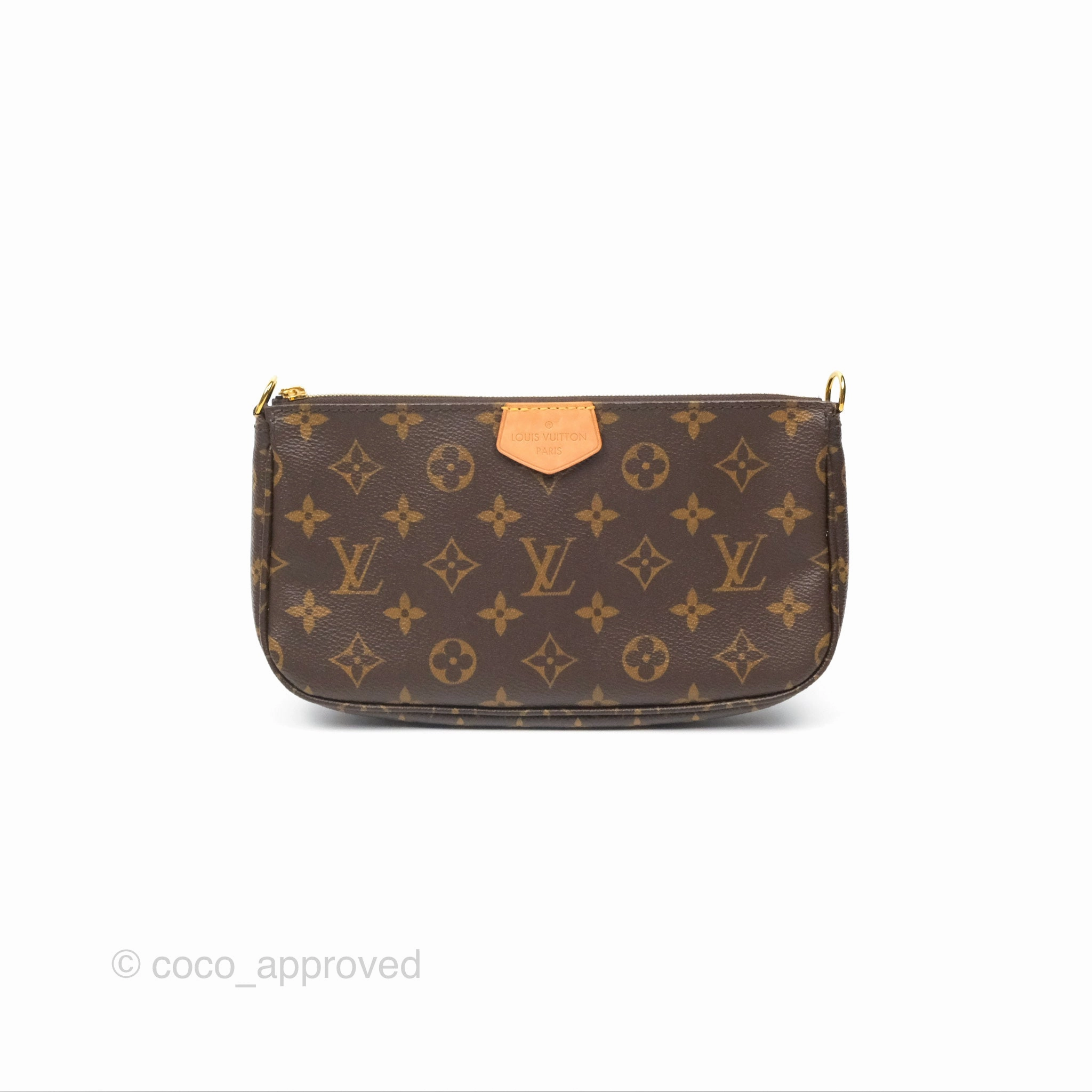 Louis Vuitton Multi Pochette Accessories Pink Monogram Canvas