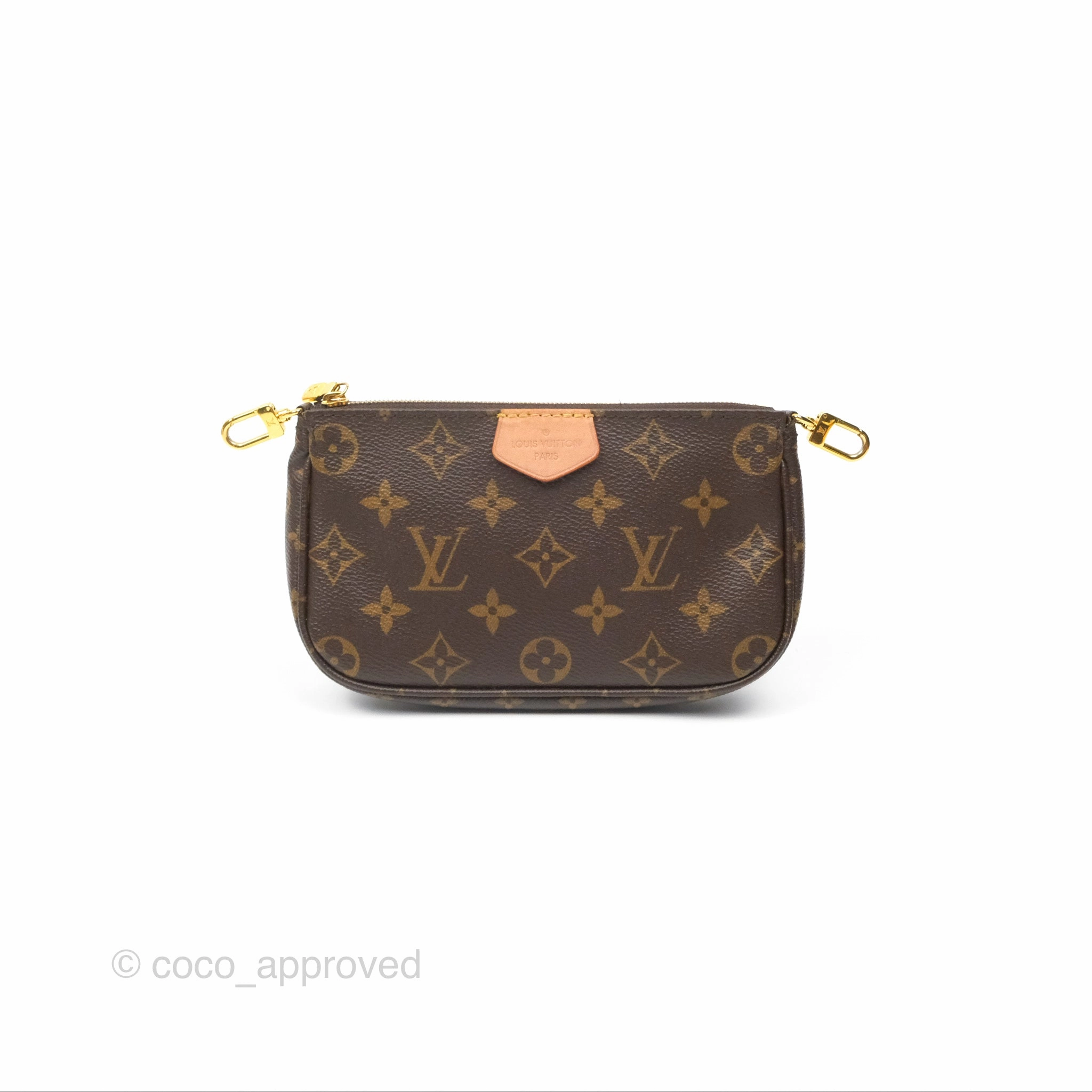 Louis Vuitton Multi Pochette Accessories Pink Monogram Canvas