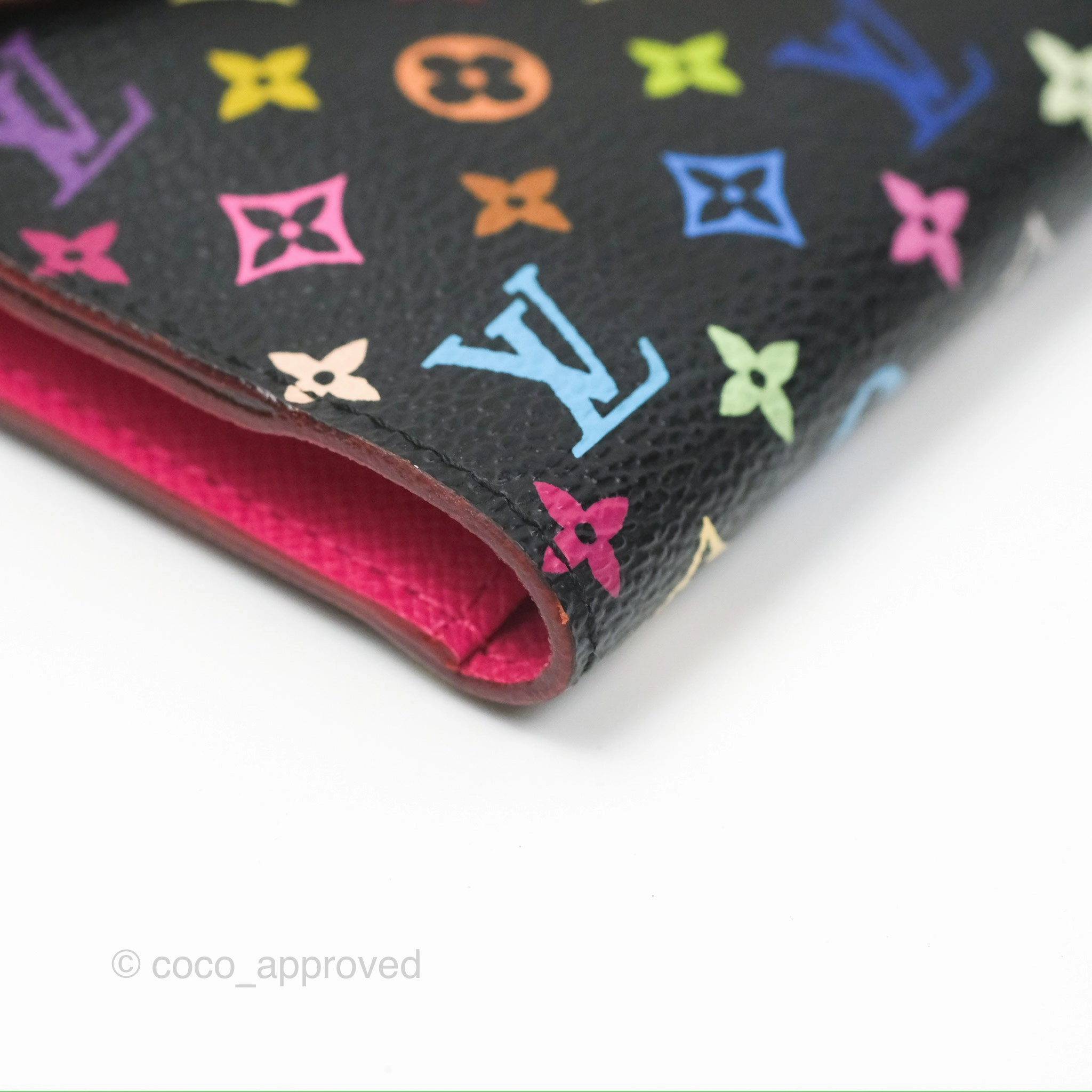 Louis Vuitton Multicolor Monogram Eugenie Wallet Canvas Black