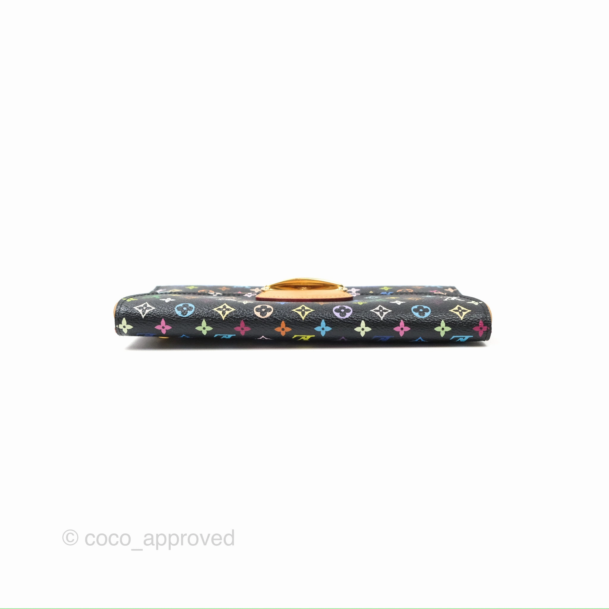 Louis Vuitton Multicolor Monogram Eugenie Wallet Canvas Black