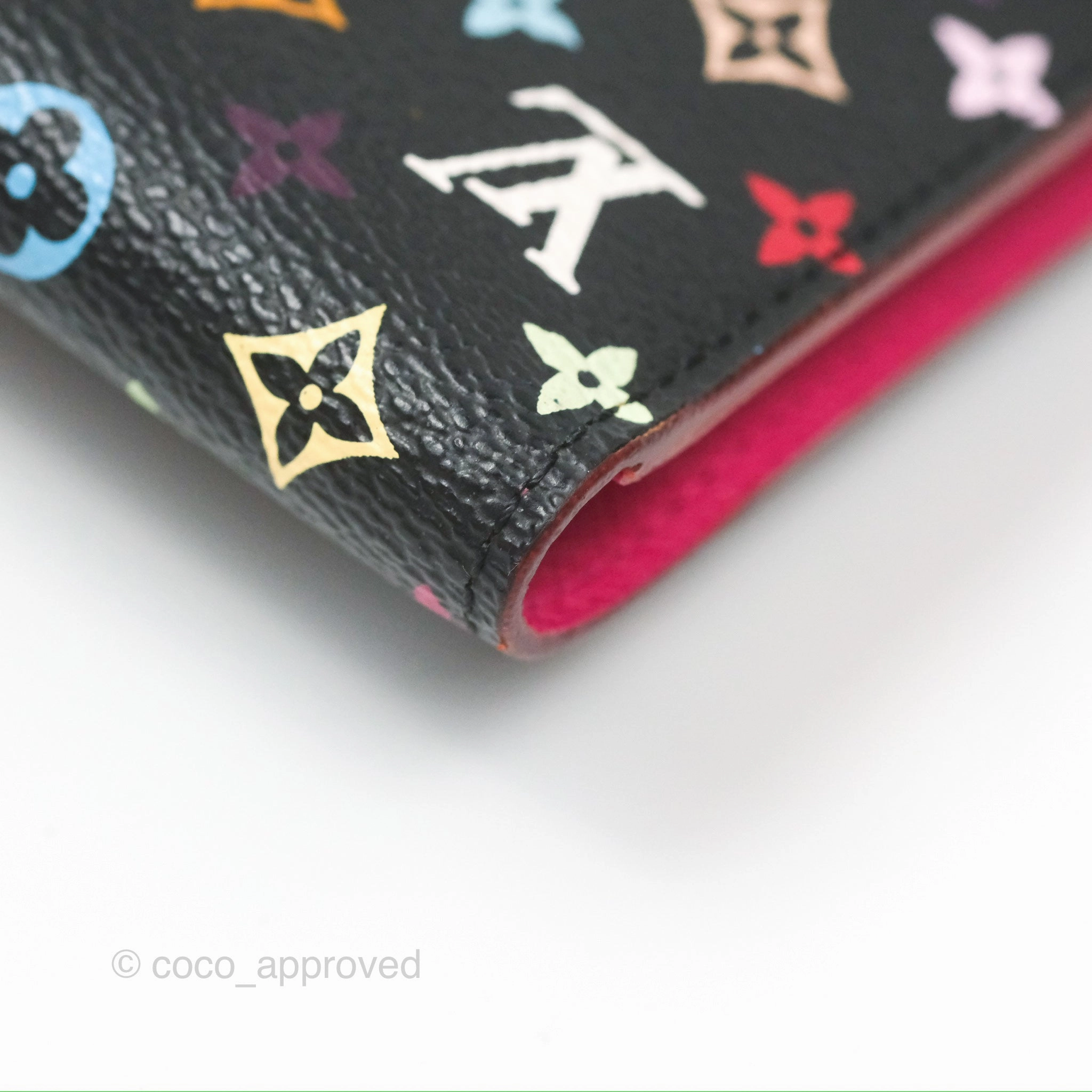 Louis Vuitton Multicolor Monogram Eugenie Wallet Canvas Black