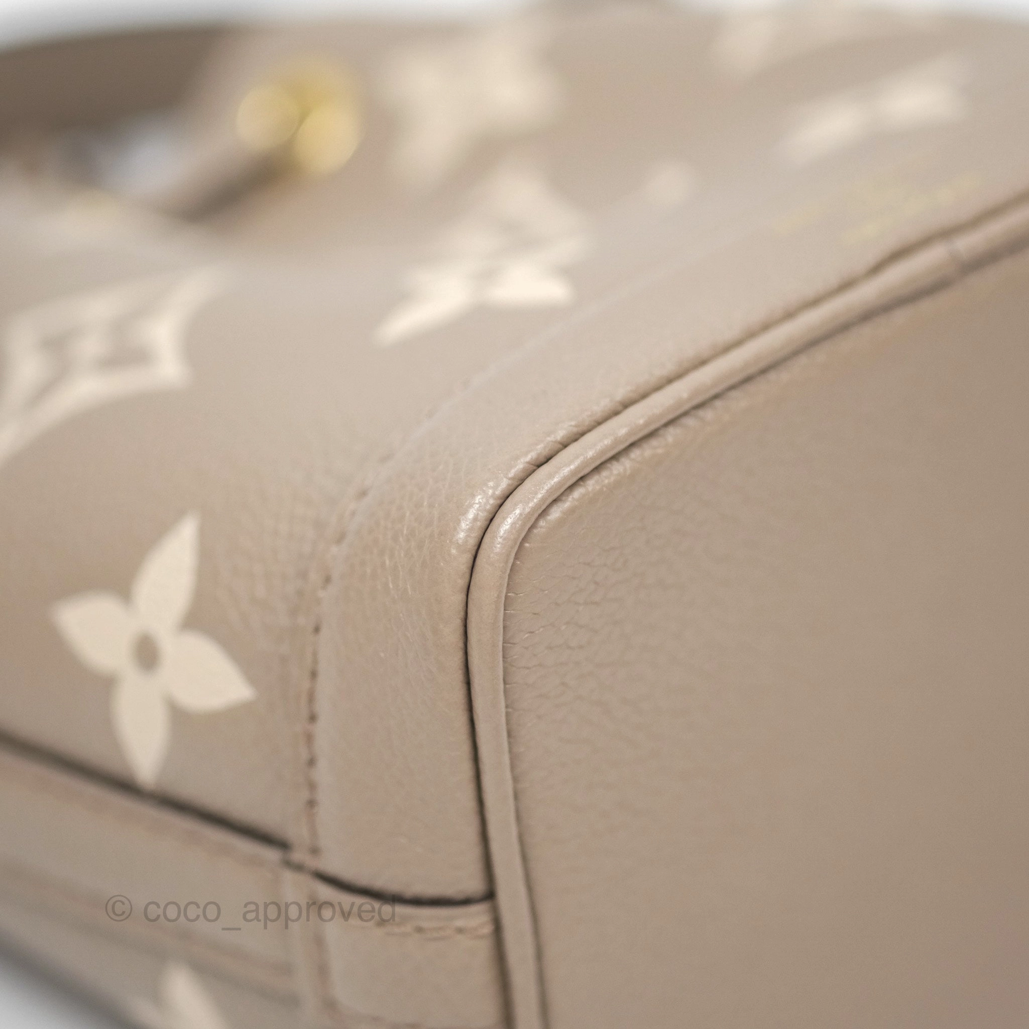 Louis Vuitton Nano Noe Monogram Dove/Cream Canvas