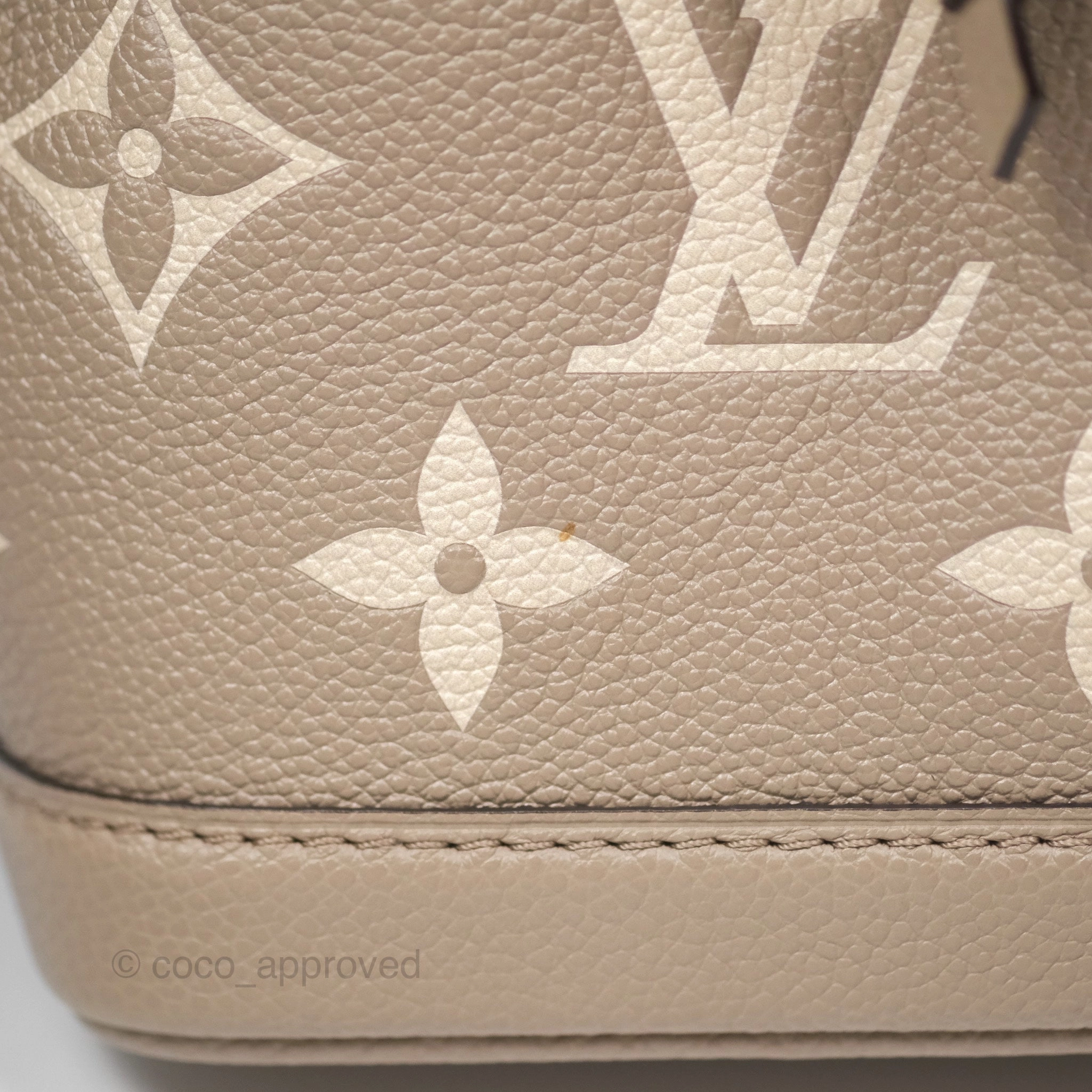 Louis Vuitton Nano Noe Monogram Dove/Cream Canvas