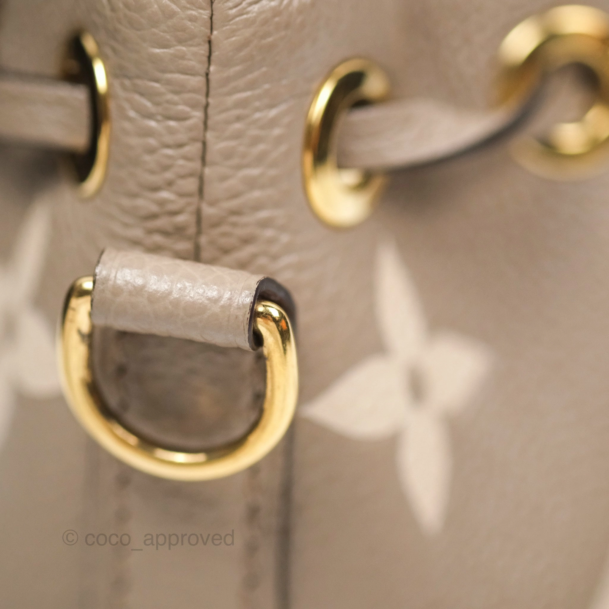 Louis Vuitton Nano Noe Monogram Dove/Cream Canvas