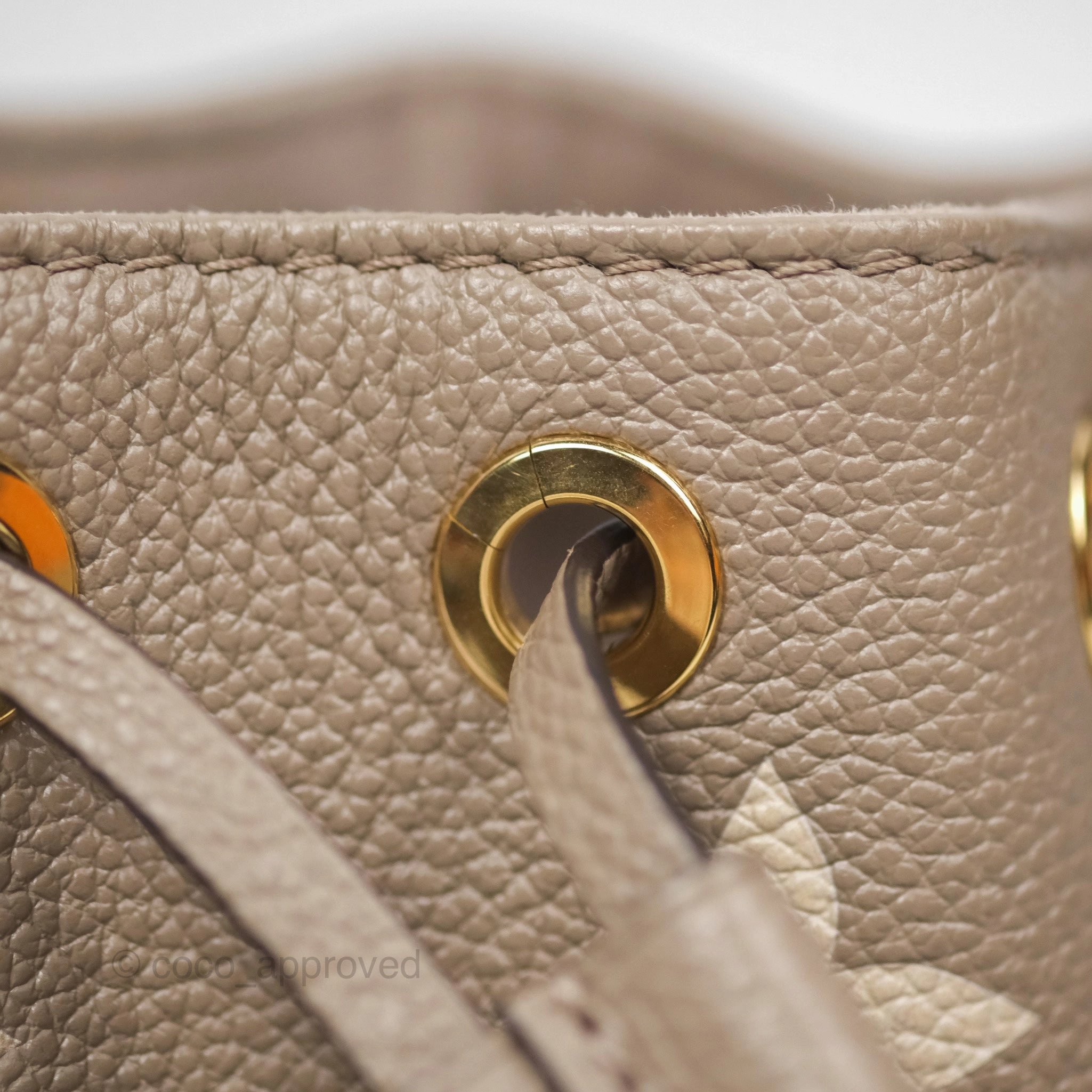 Louis Vuitton Nano Noe Monogram Dove/Cream Canvas