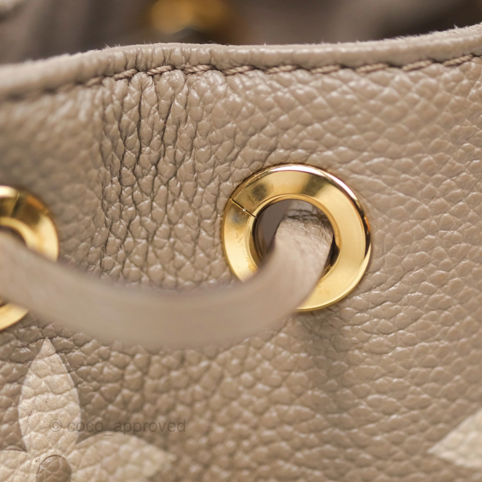 Louis Vuitton Nano Noe Monogram Dove/Cream Canvas