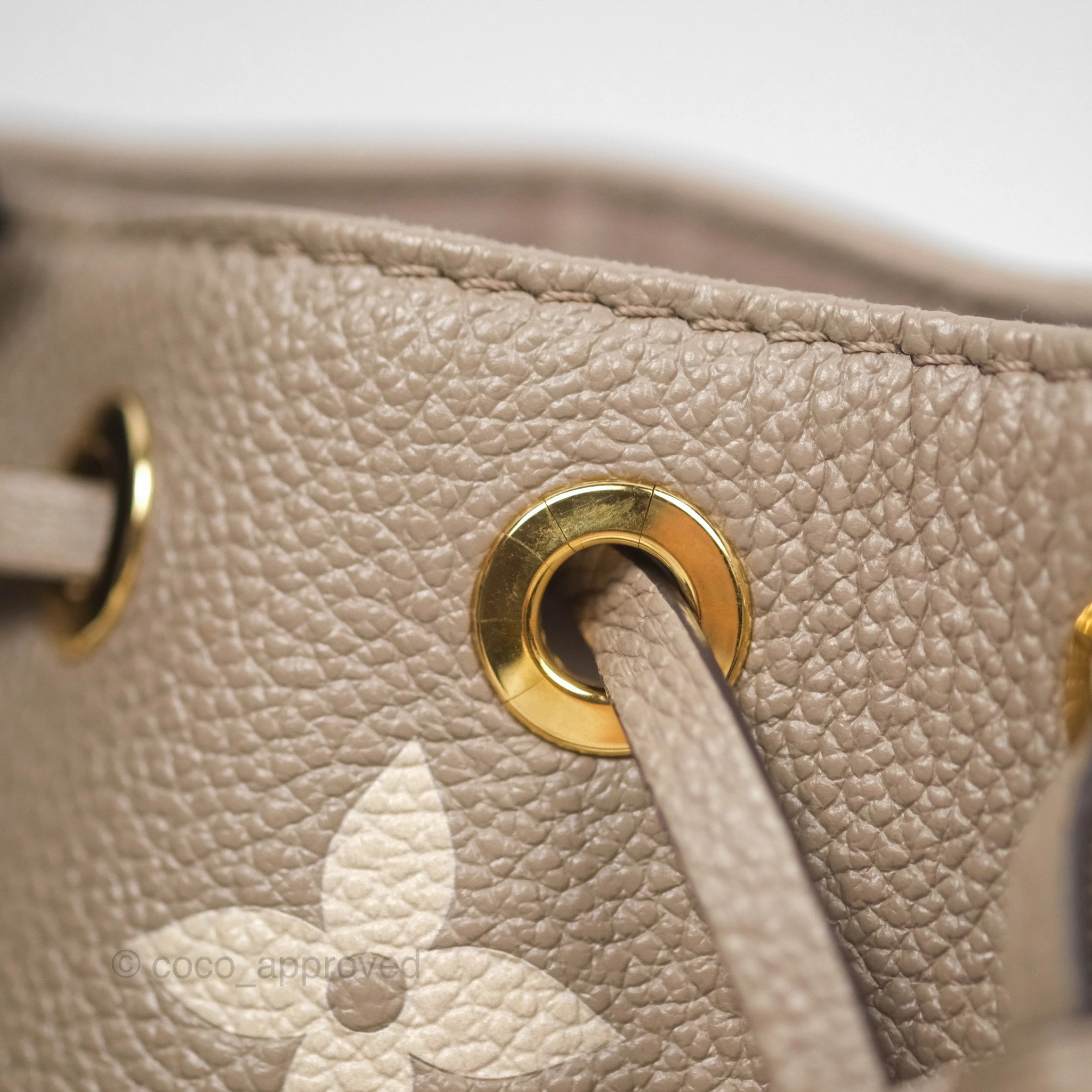 Louis Vuitton Nano Noe Monogram Dove/Cream Canvas