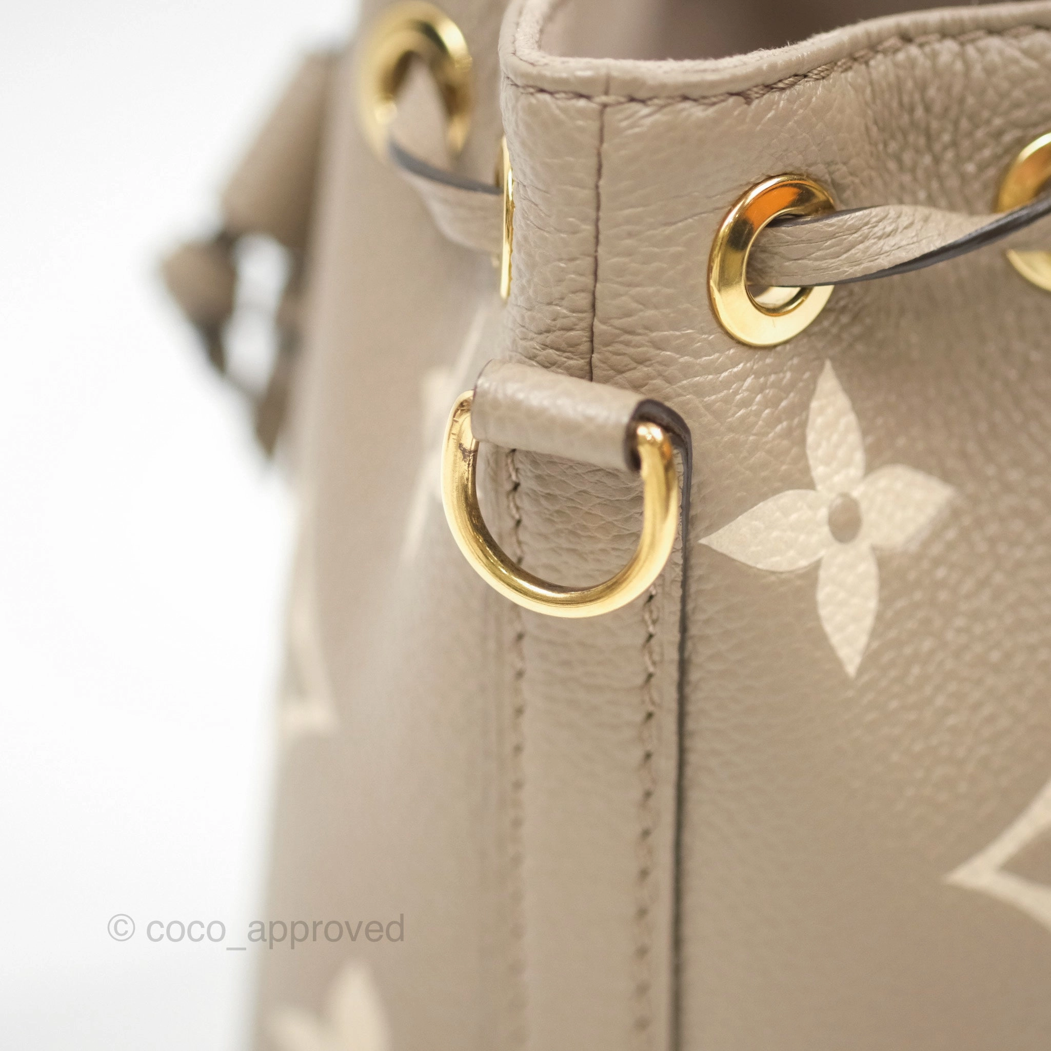 Louis Vuitton Nano Noe Monogram Dove/Cream Canvas