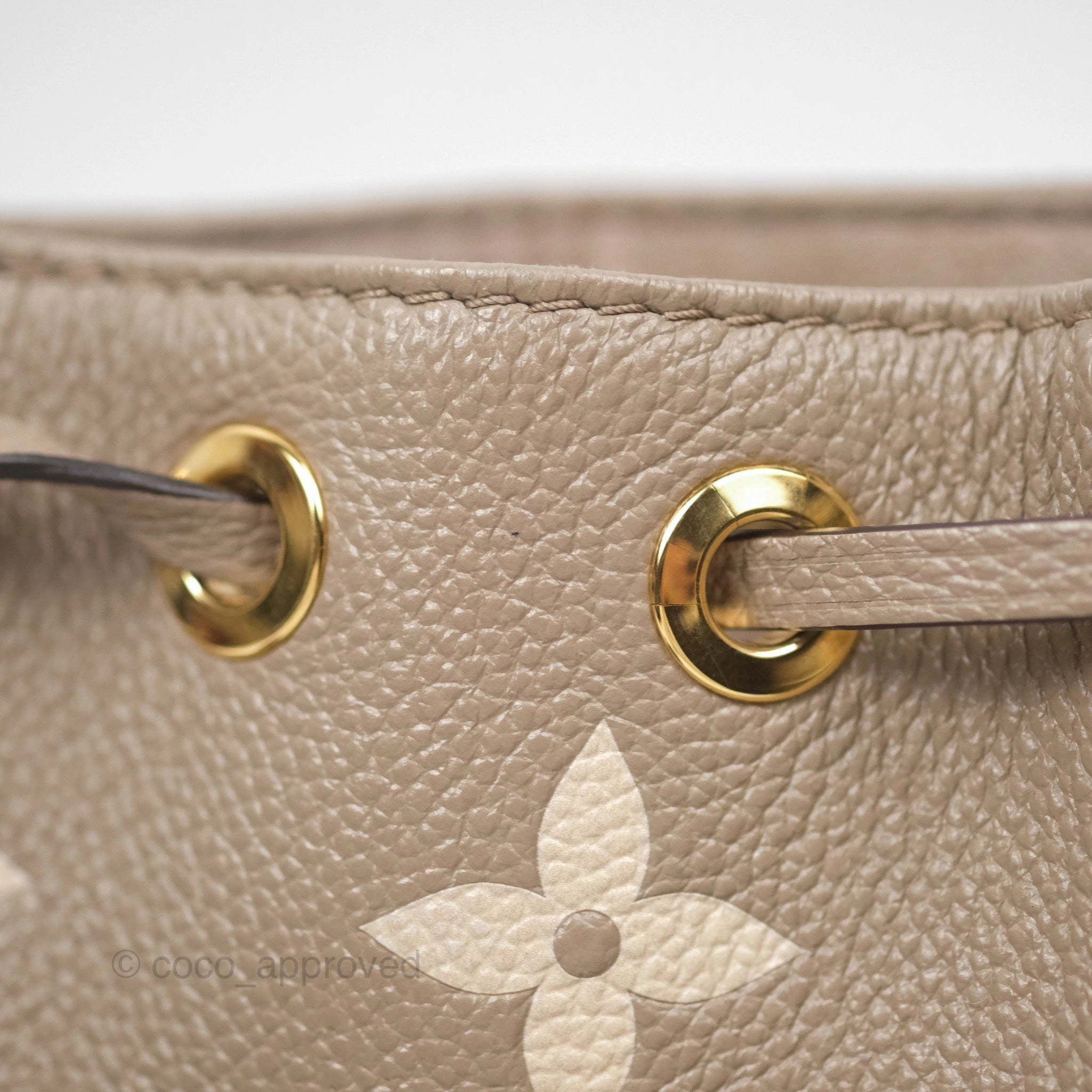 Louis Vuitton Nano Noe Monogram Dove/Cream Canvas