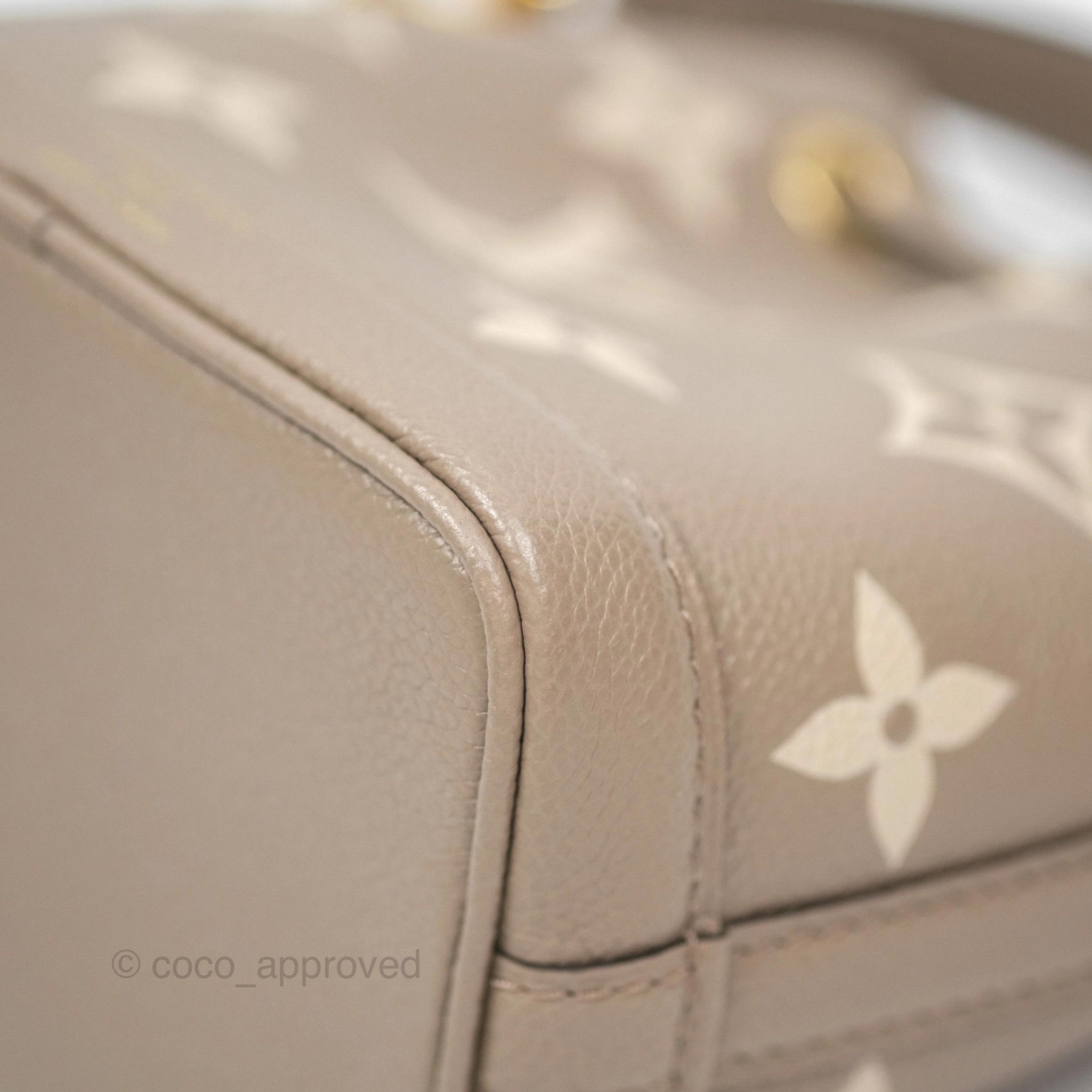 Louis Vuitton Nano Noe Monogram Dove/Cream Canvas