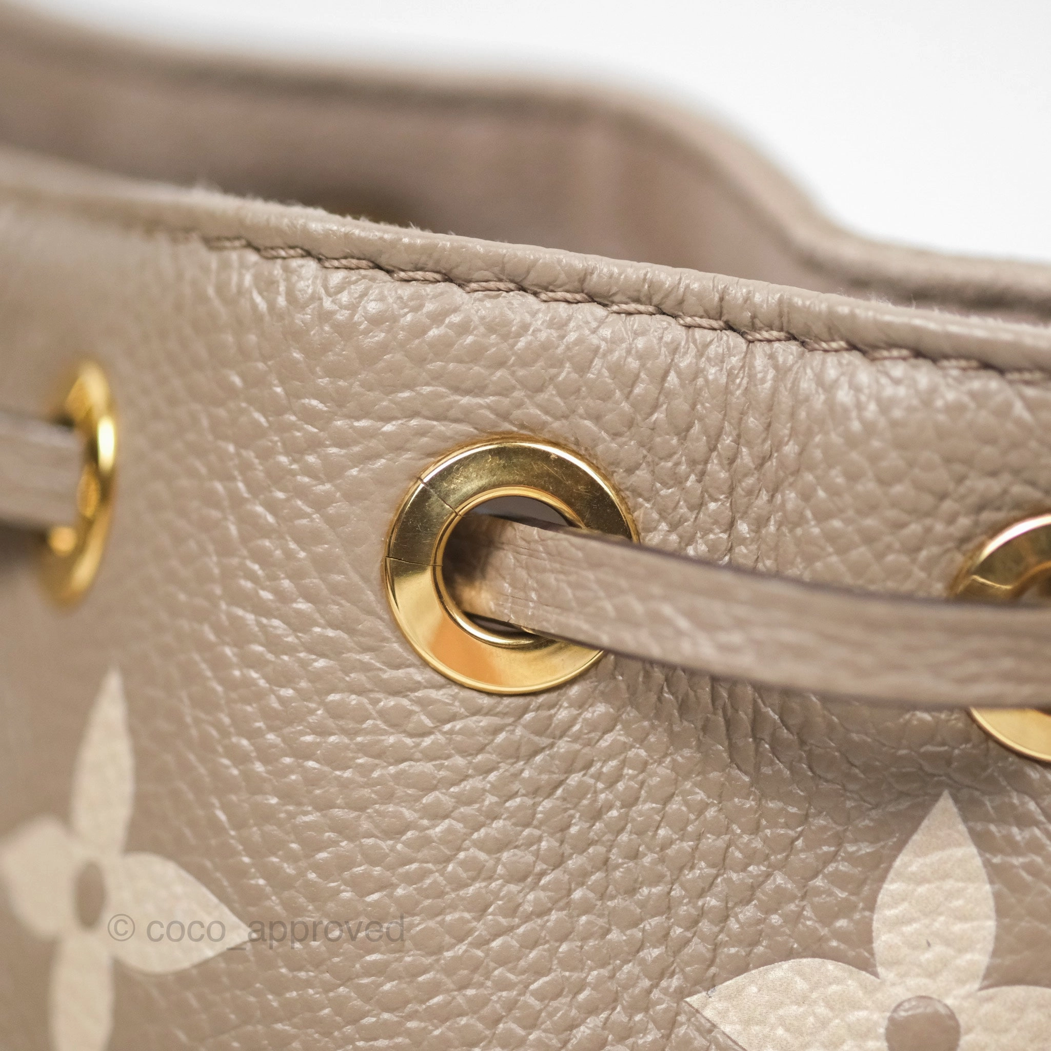 Louis Vuitton Nano Noe Monogram Dove/Cream Canvas