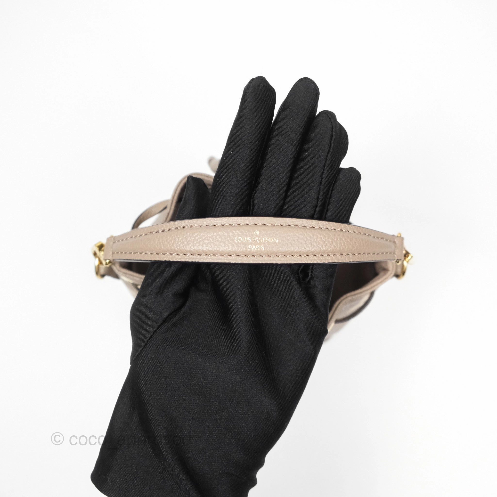 Louis Vuitton Nano Noe Monogram Dove/Cream Canvas