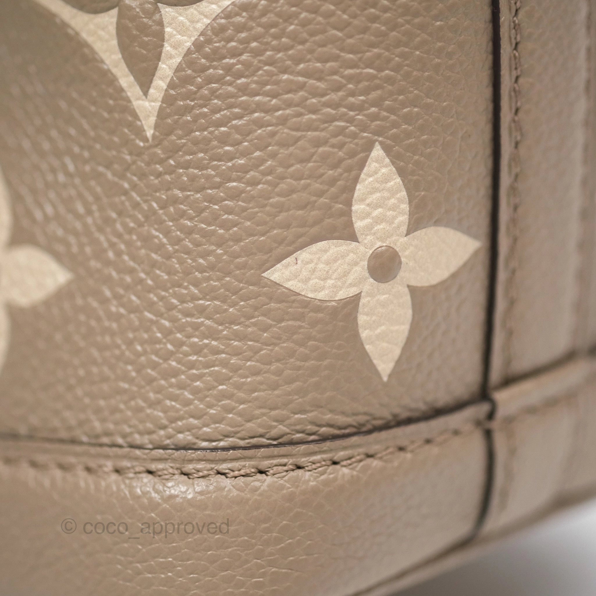 Louis Vuitton Nano Noe Monogram Dove/Cream Canvas
