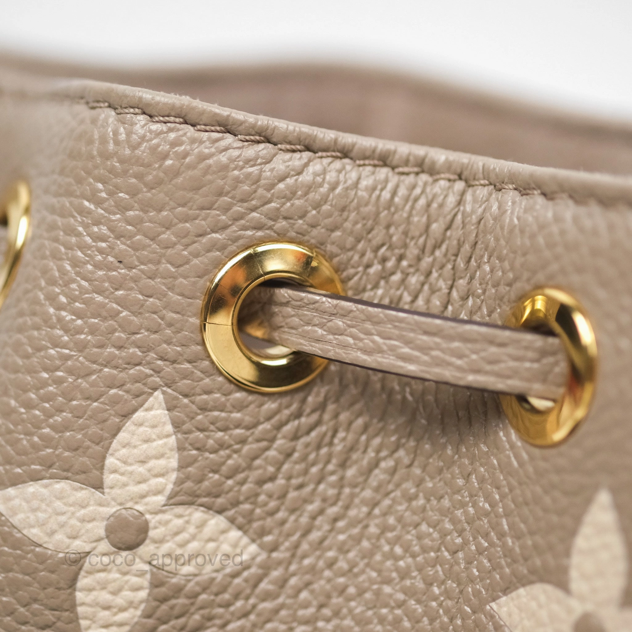 Louis Vuitton Nano Noe Monogram Dove/Cream Canvas