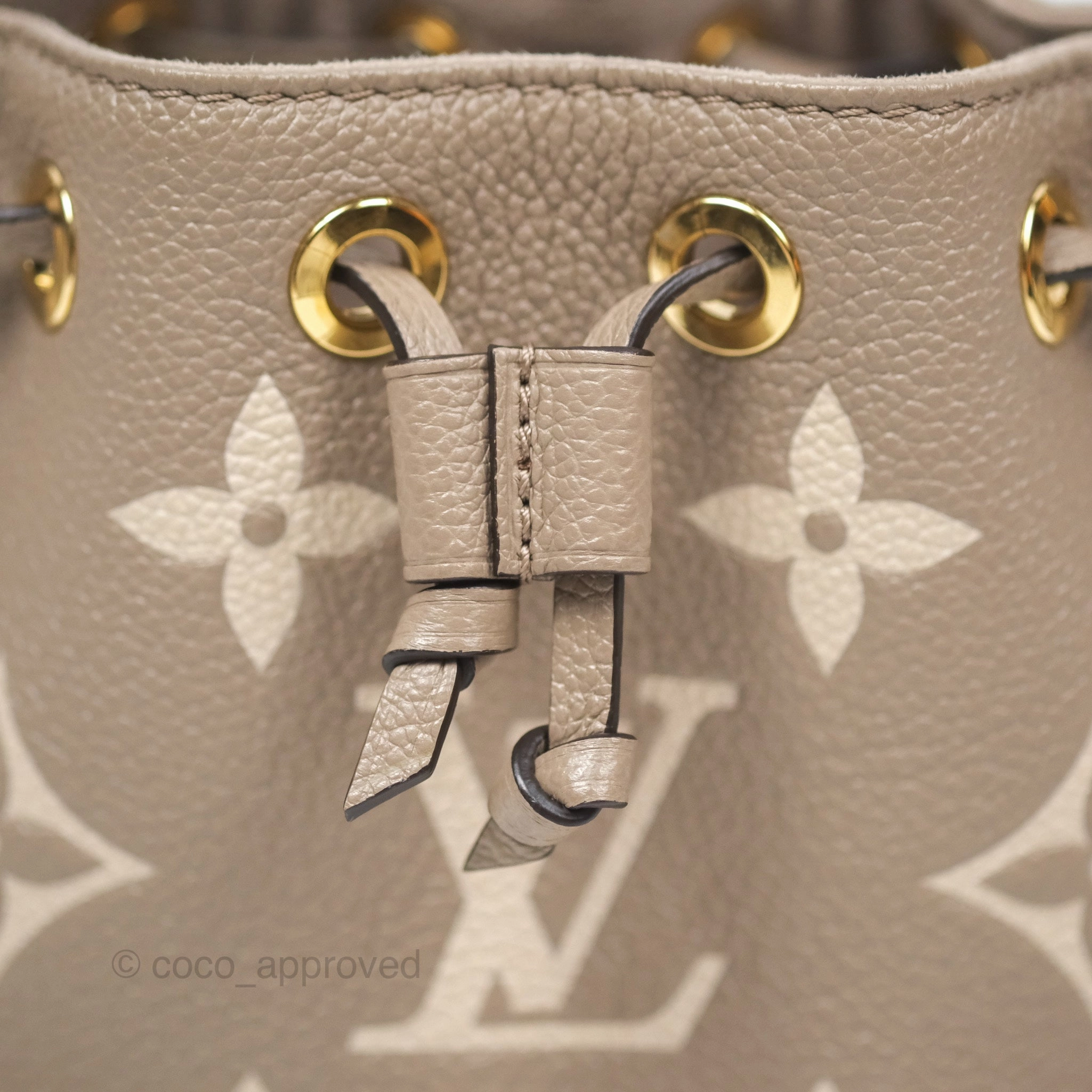 Louis Vuitton Nano Noe Monogram Dove/Cream Canvas