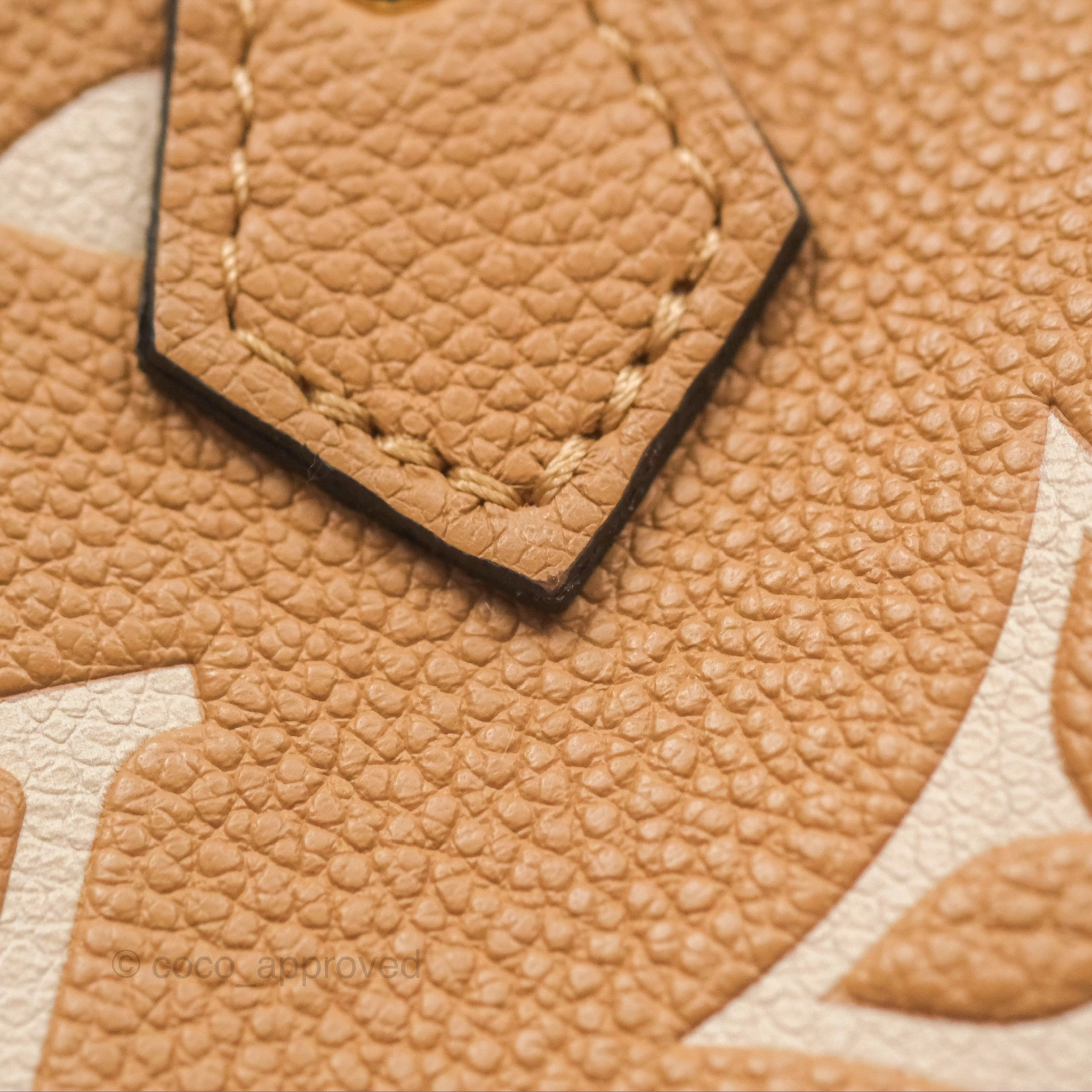 Louis Vuitton Nano Speedy Monogram Arizona Creme