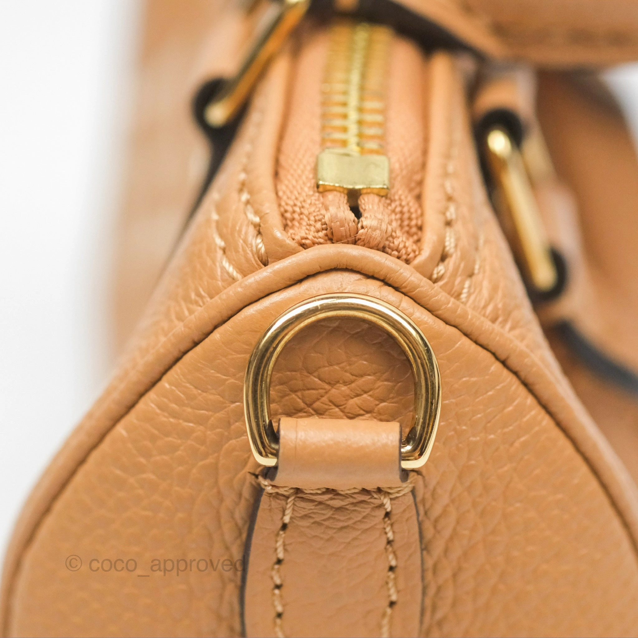 Louis Vuitton Nano Speedy Monogram Arizona Creme