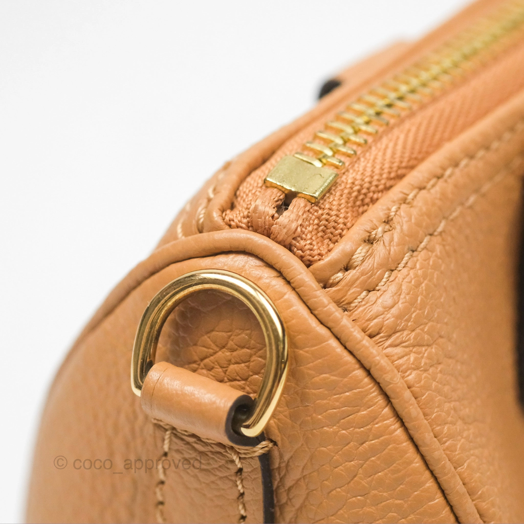 Louis Vuitton Nano Speedy Monogram Arizona Creme