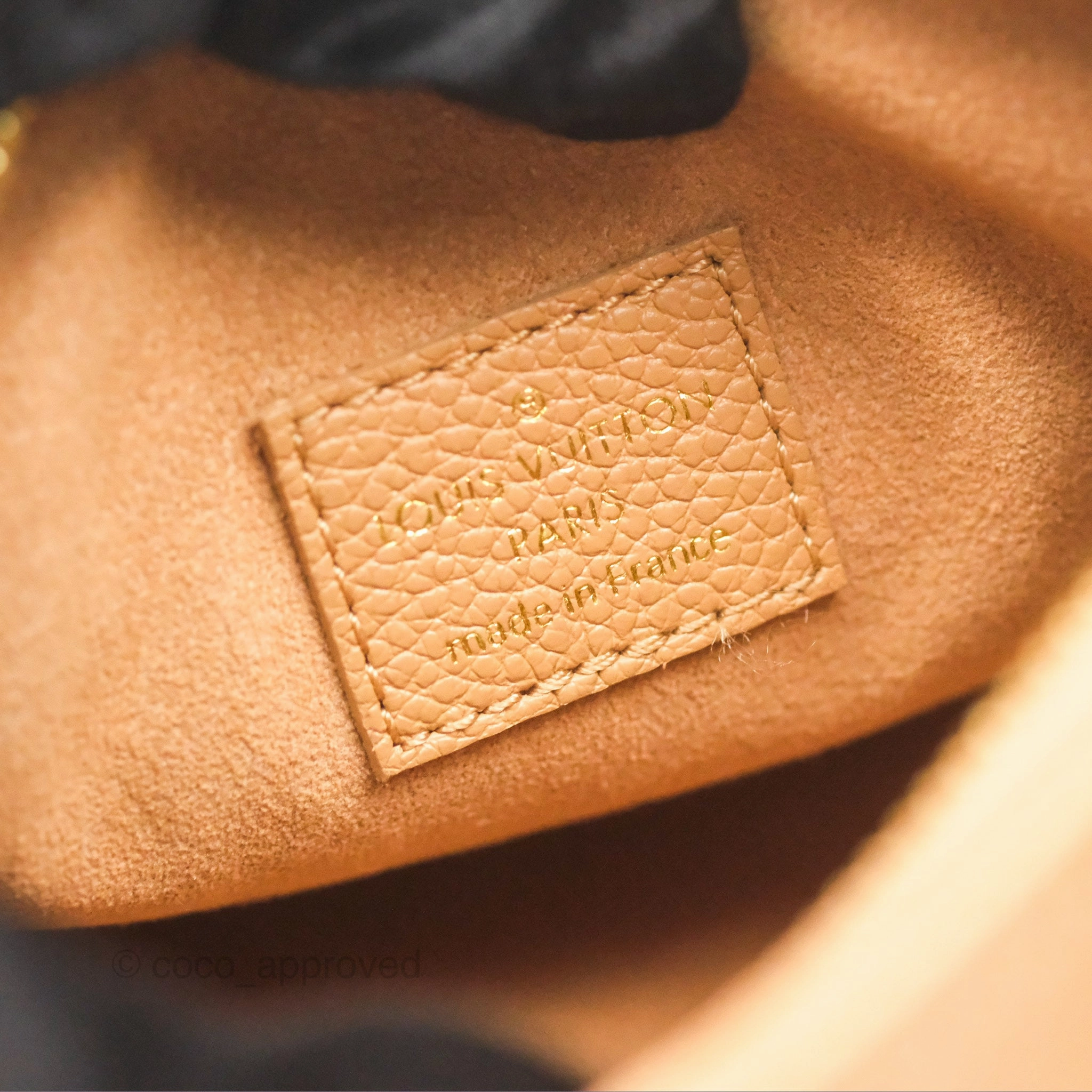 Louis Vuitton Nano Speedy Monogram Arizona Creme