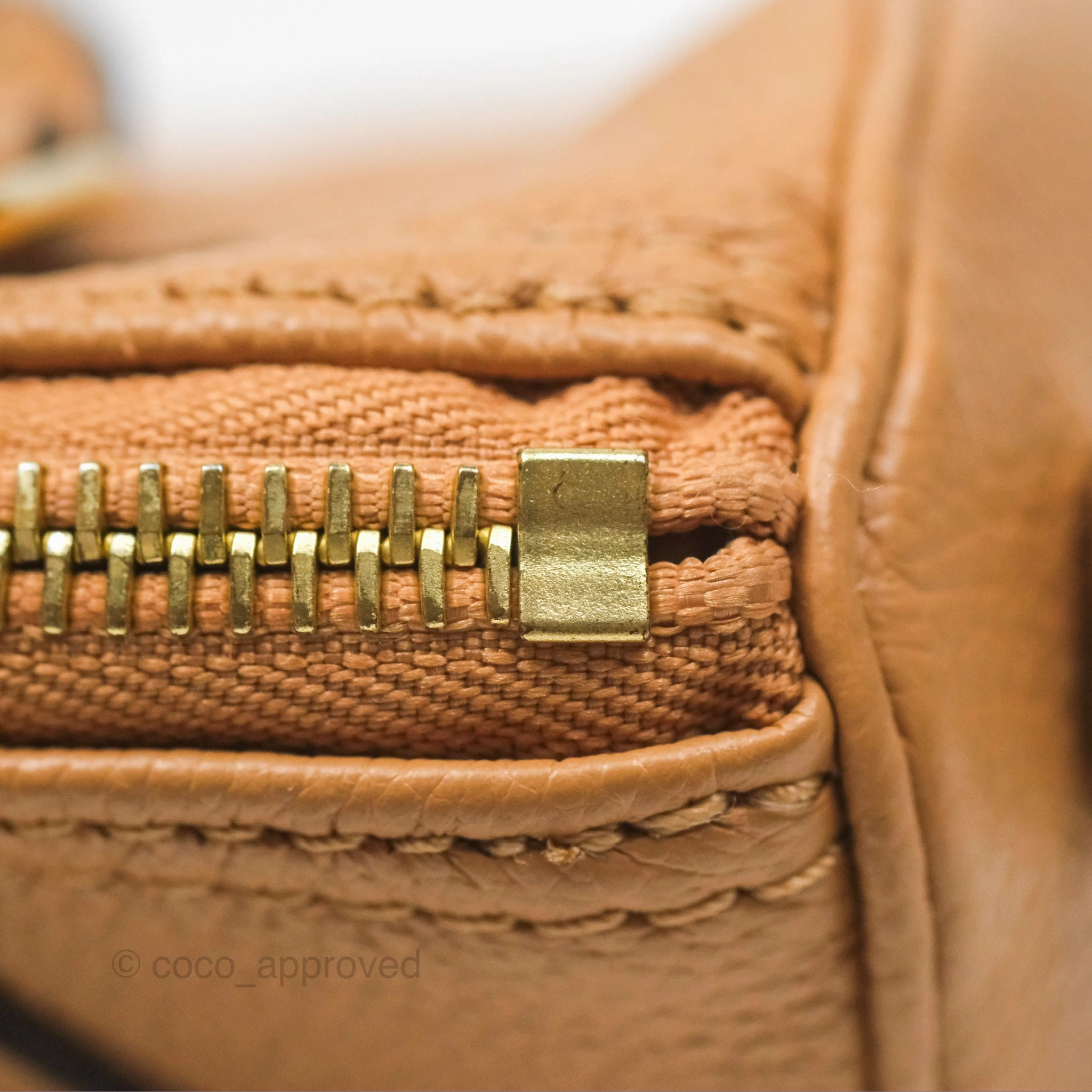 Louis Vuitton Nano Speedy Monogram Arizona Creme