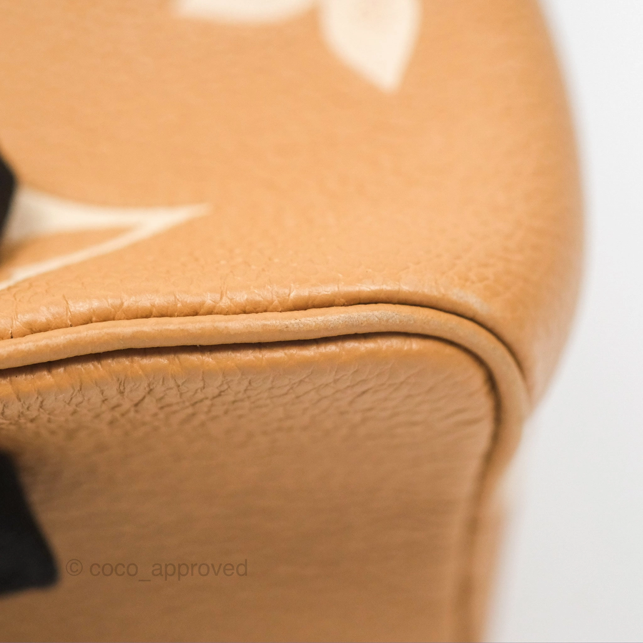 Louis Vuitton Nano Speedy Monogram Arizona Creme