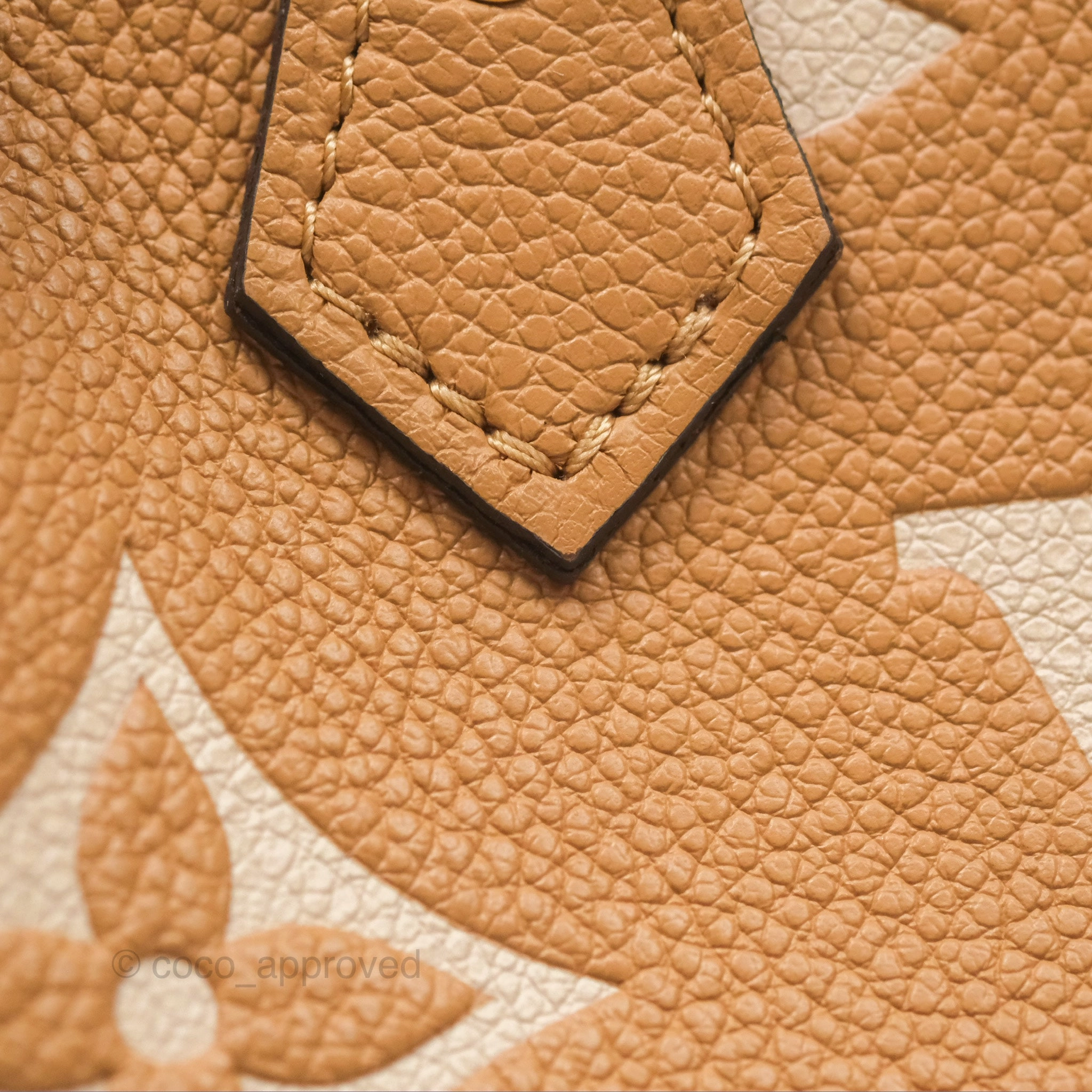 Louis Vuitton Nano Speedy Monogram Arizona Creme