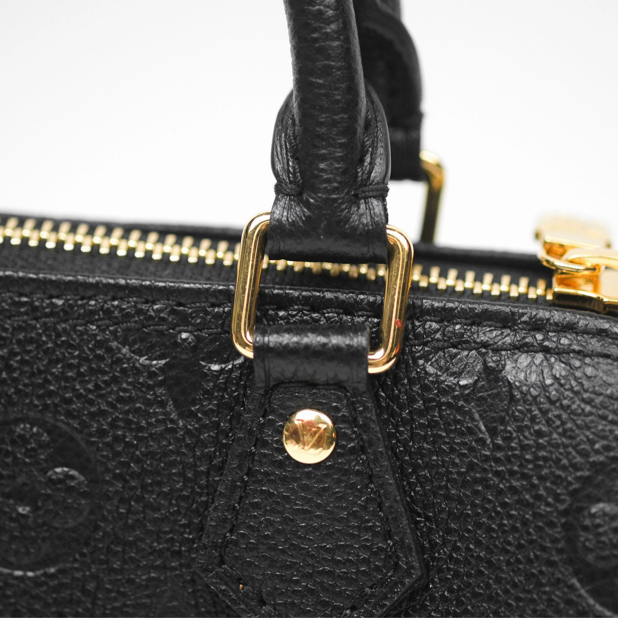 Louis Vuitton Nano Speedy Monogram Empreinte Black