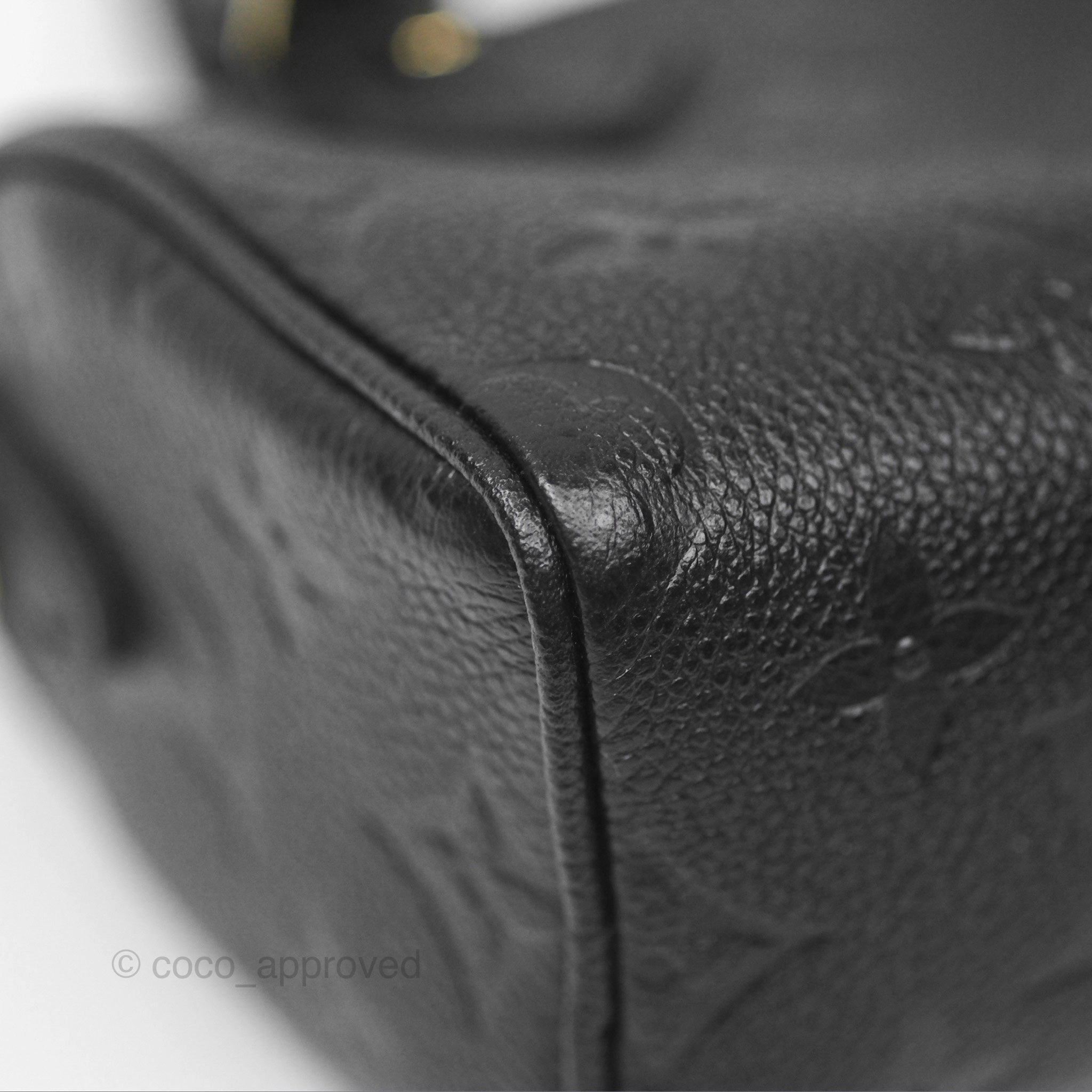 Louis Vuitton Nano Speedy Monogram Empreinte Black