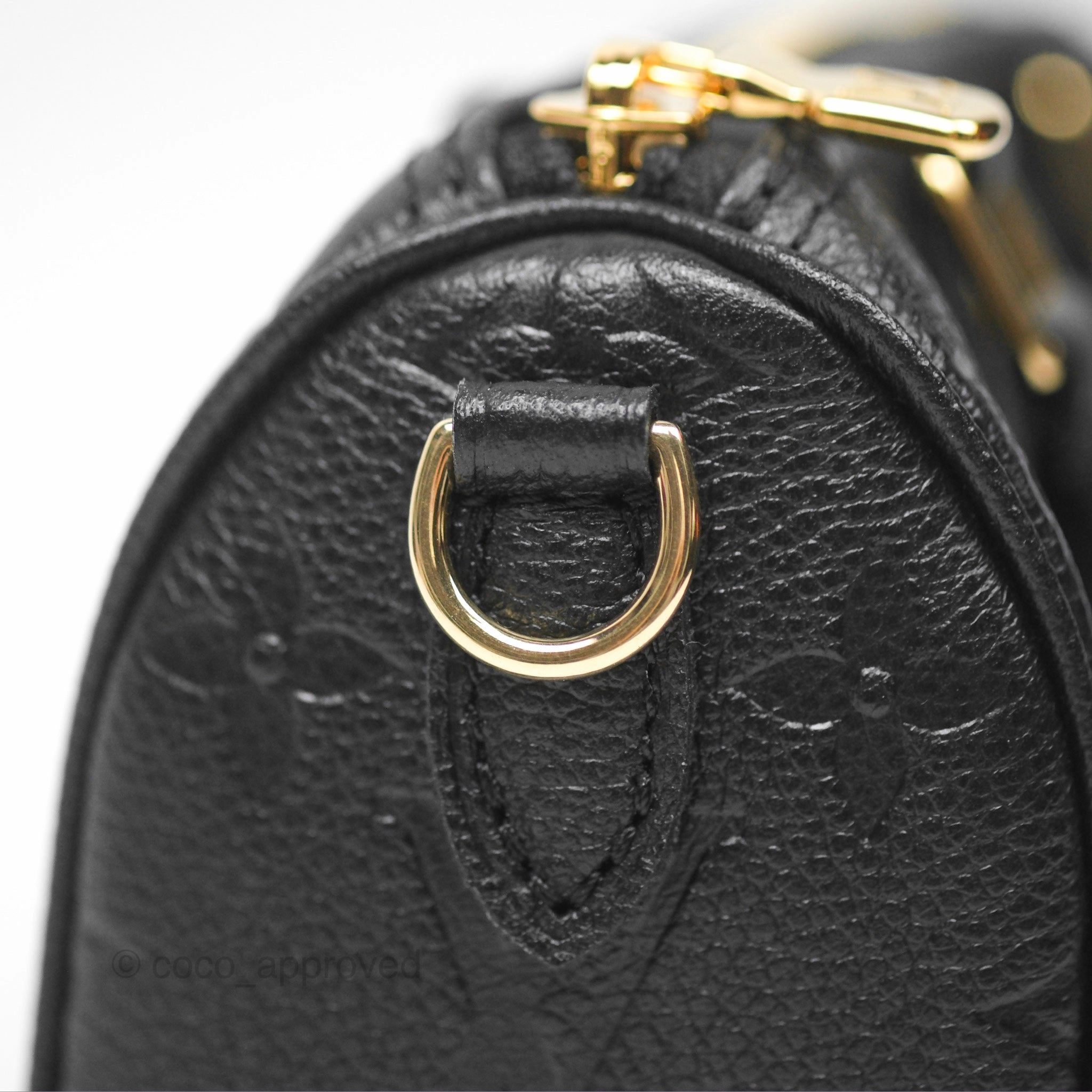 Louis Vuitton Nano Speedy Monogram Empreinte Black