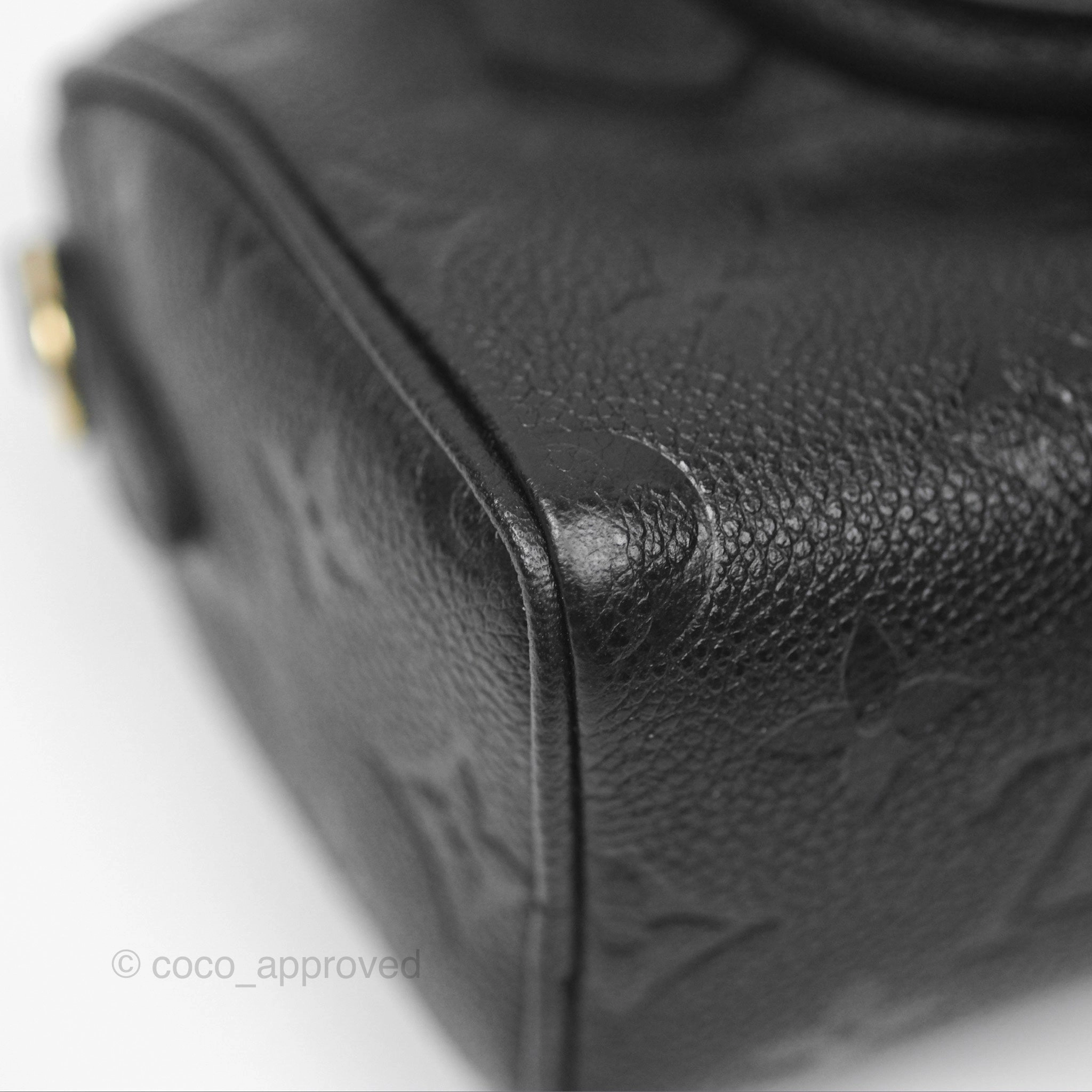 Louis Vuitton Nano Speedy Monogram Empreinte Black