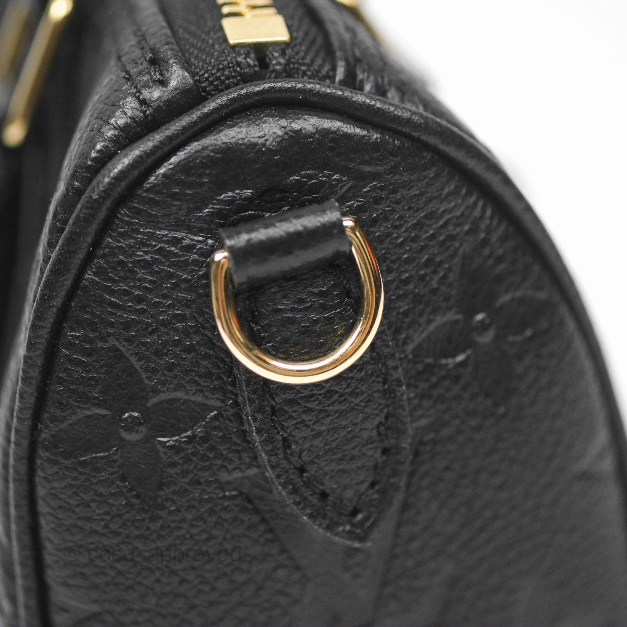 Louis Vuitton Nano Speedy Monogram Empreinte Black