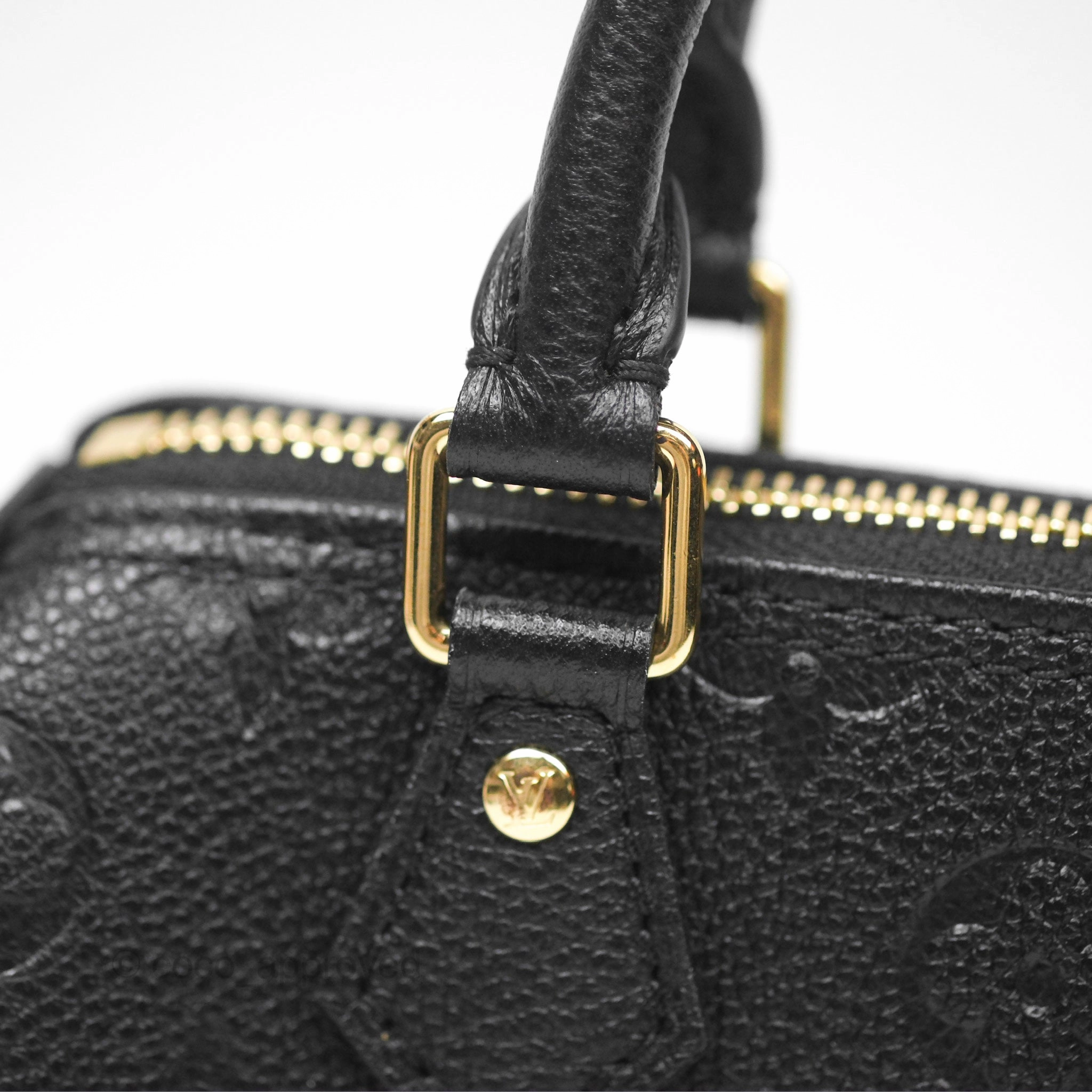Louis Vuitton Nano Speedy Monogram Empreinte Black