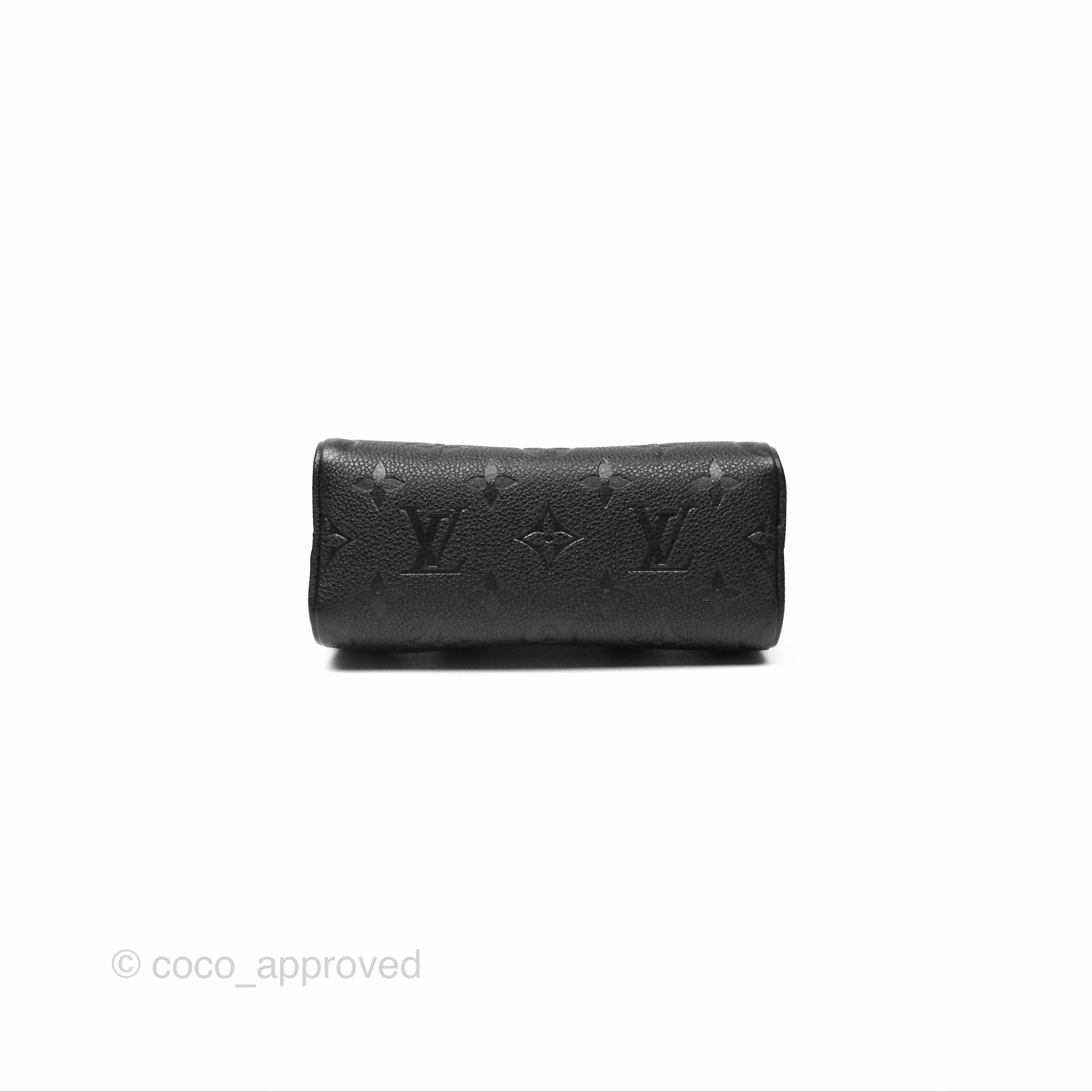 Louis Vuitton Nano Speedy Monogram Empreinte Black