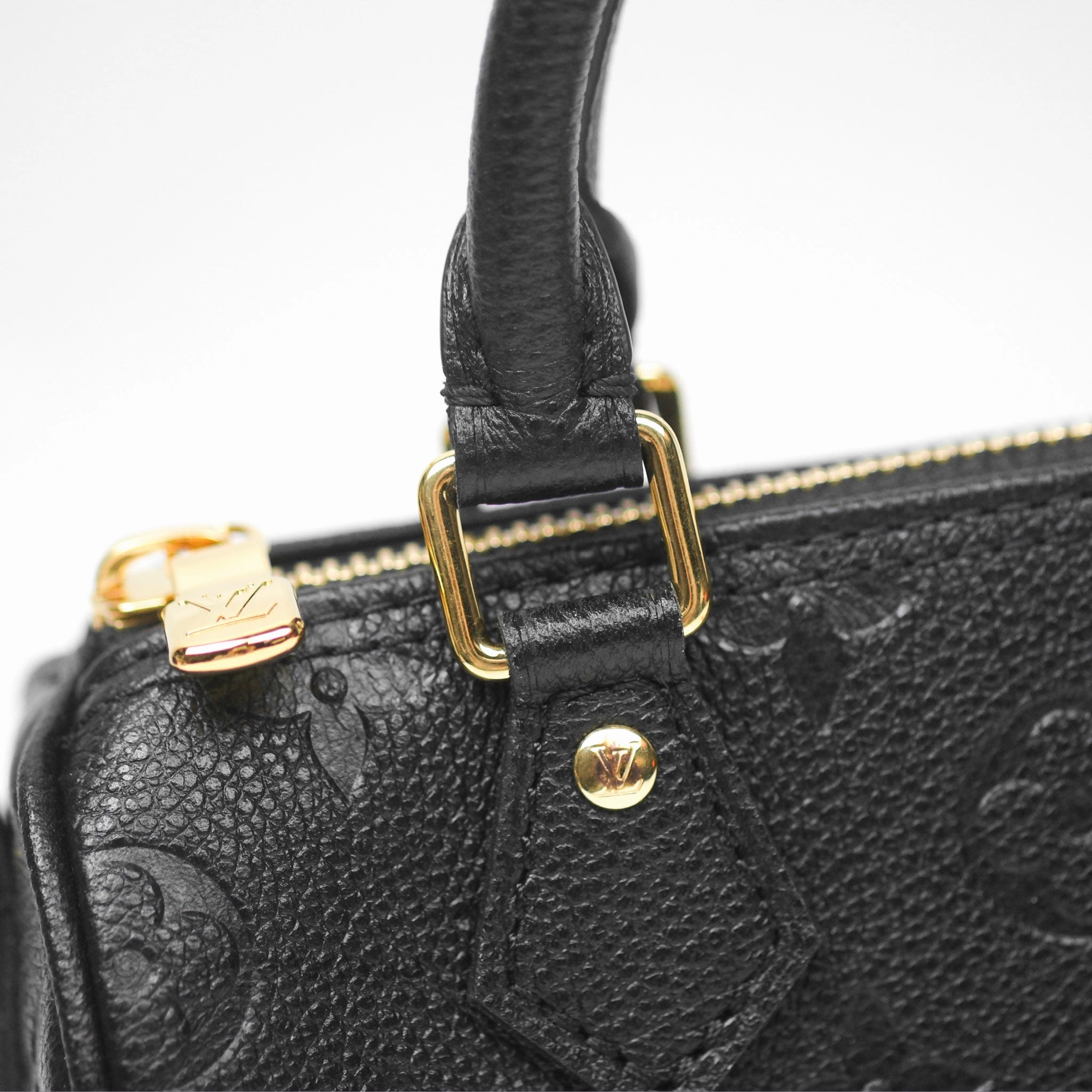 Louis Vuitton Nano Speedy Monogram Empreinte Black