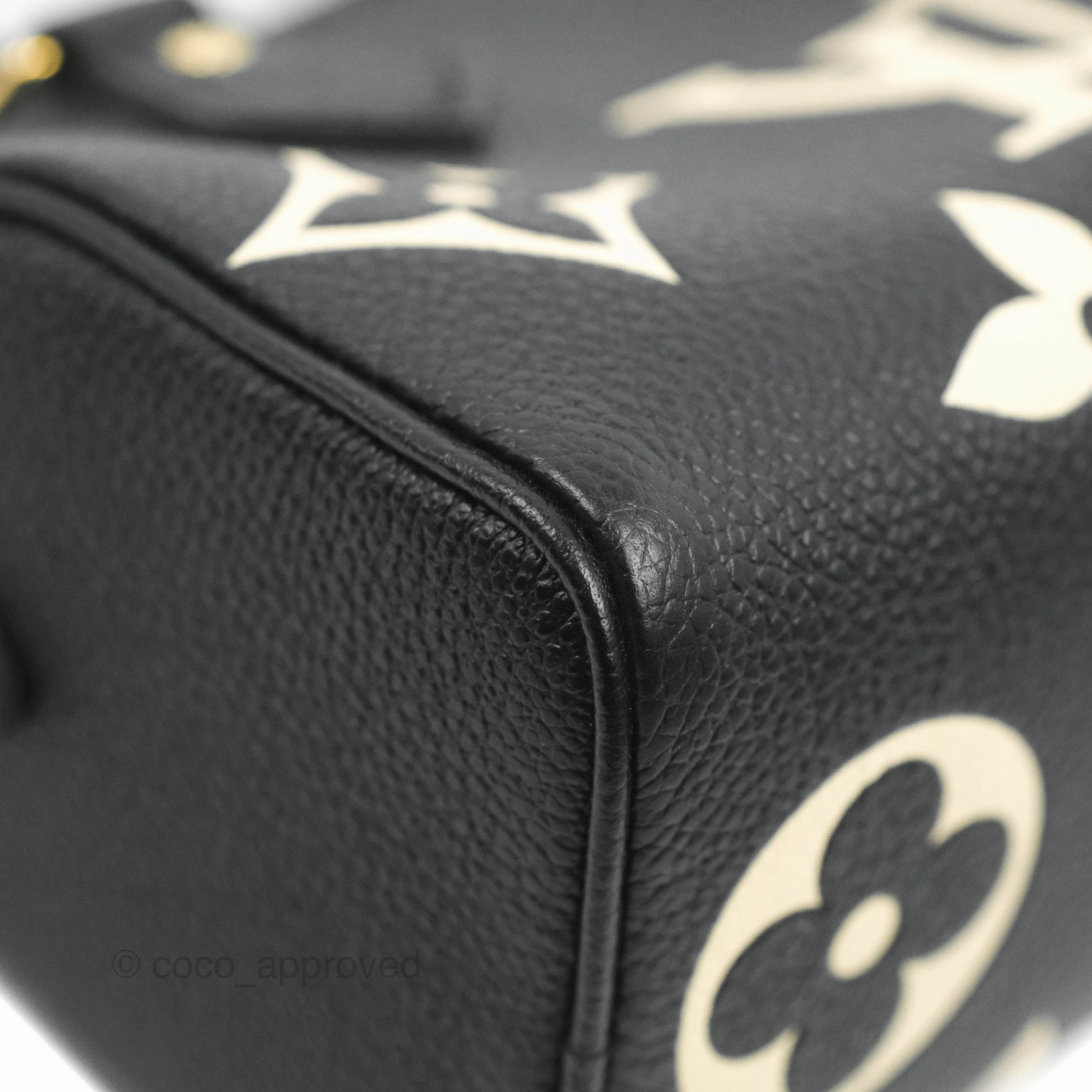 Louis Vuitton Nano Speedy Monogram Empreinte Black