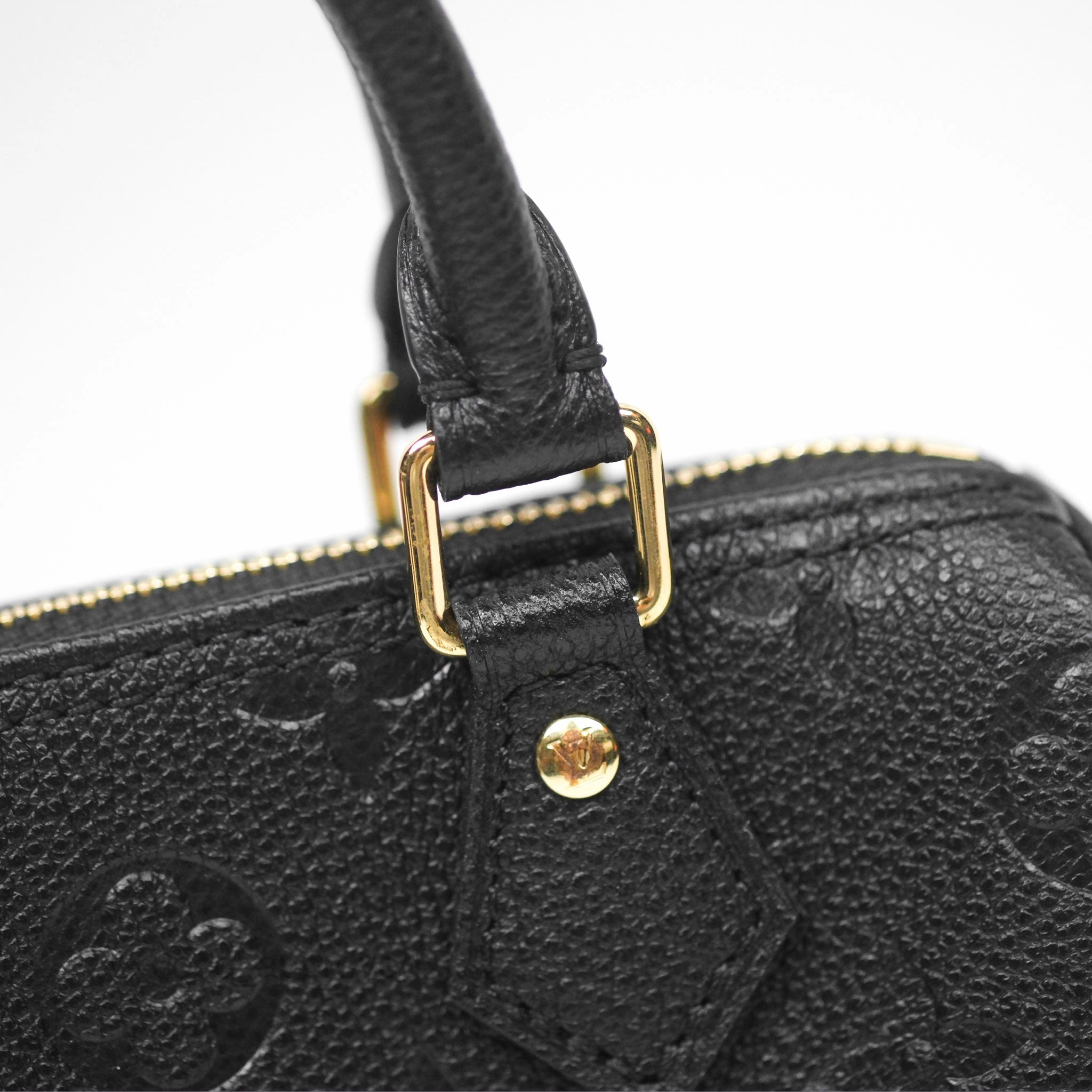 Louis Vuitton Nano Speedy Monogram Empreinte Black