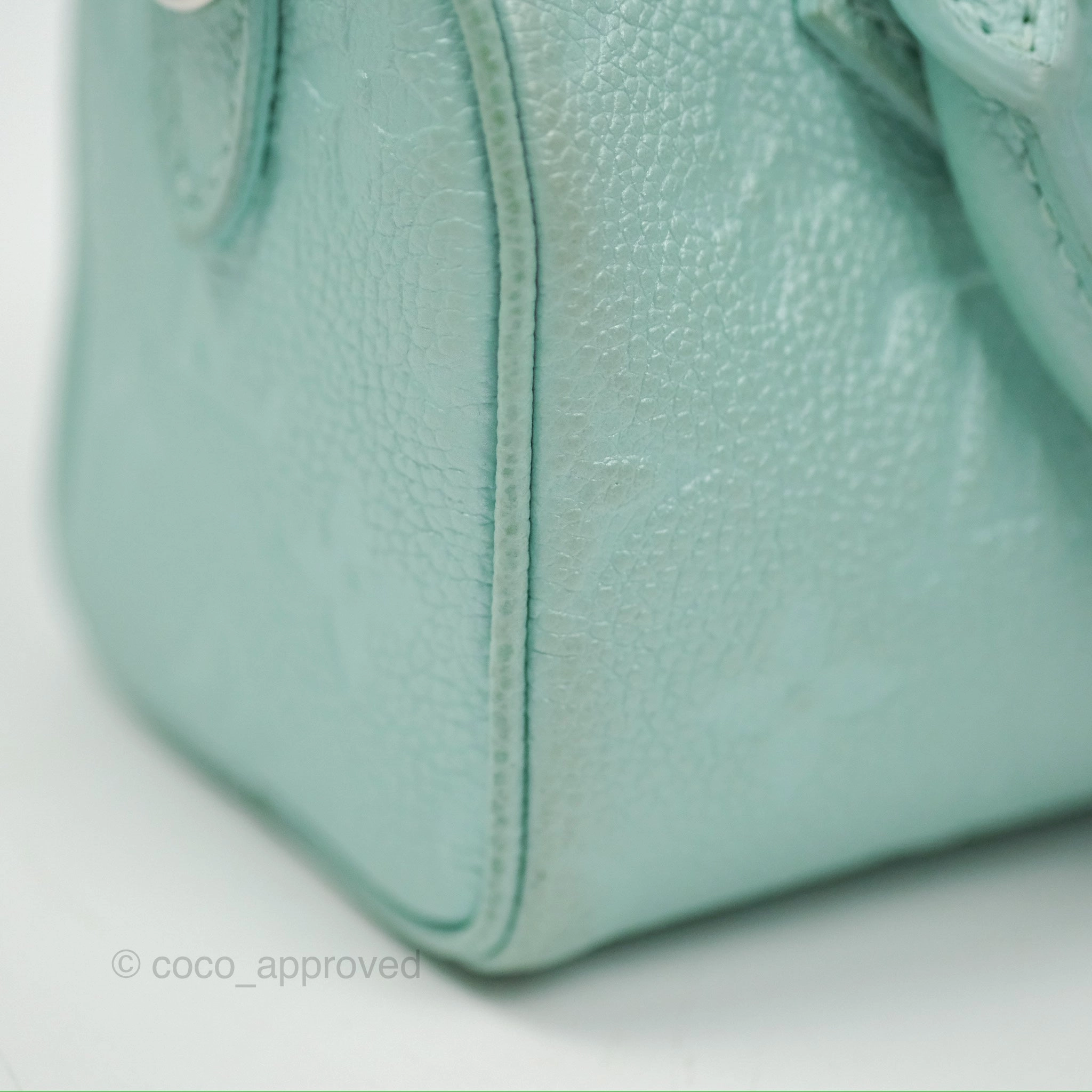 Louis Vuitton Nano Speedy Monogram Empreinte Pearly Lagoon Blue
