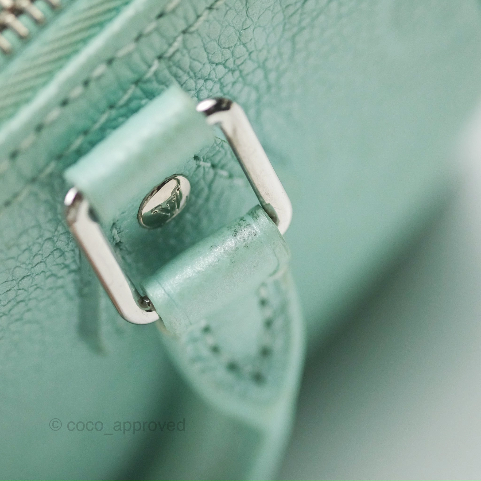 Louis Vuitton Nano Speedy Monogram Empreinte Pearly Lagoon Blue