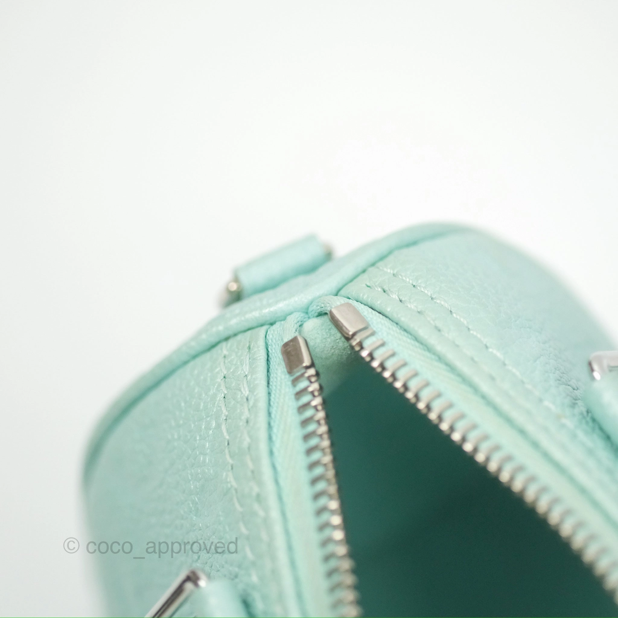 Louis Vuitton Nano Speedy Monogram Empreinte Pearly Lagoon Blue