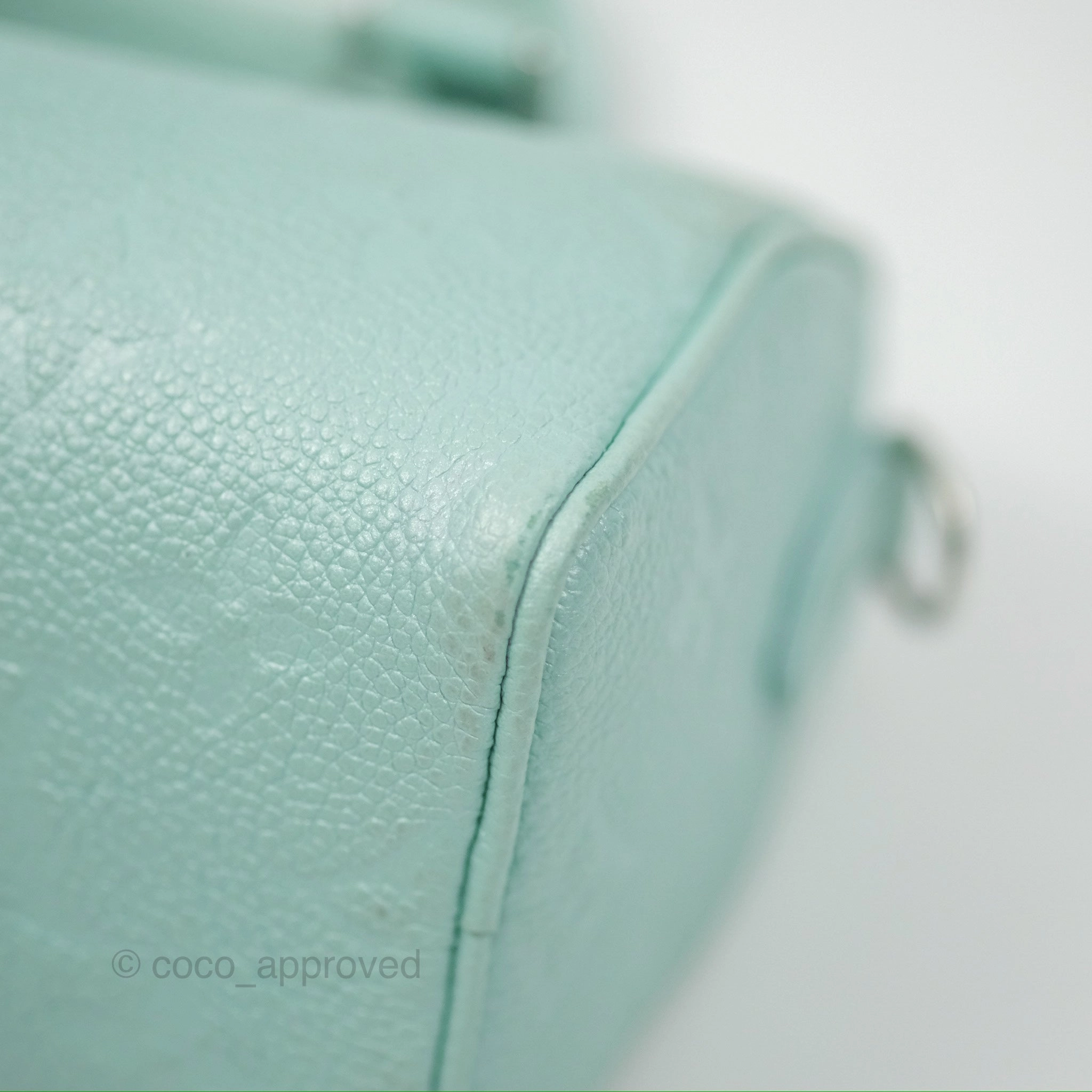 Louis Vuitton Nano Speedy Monogram Empreinte Pearly Lagoon Blue