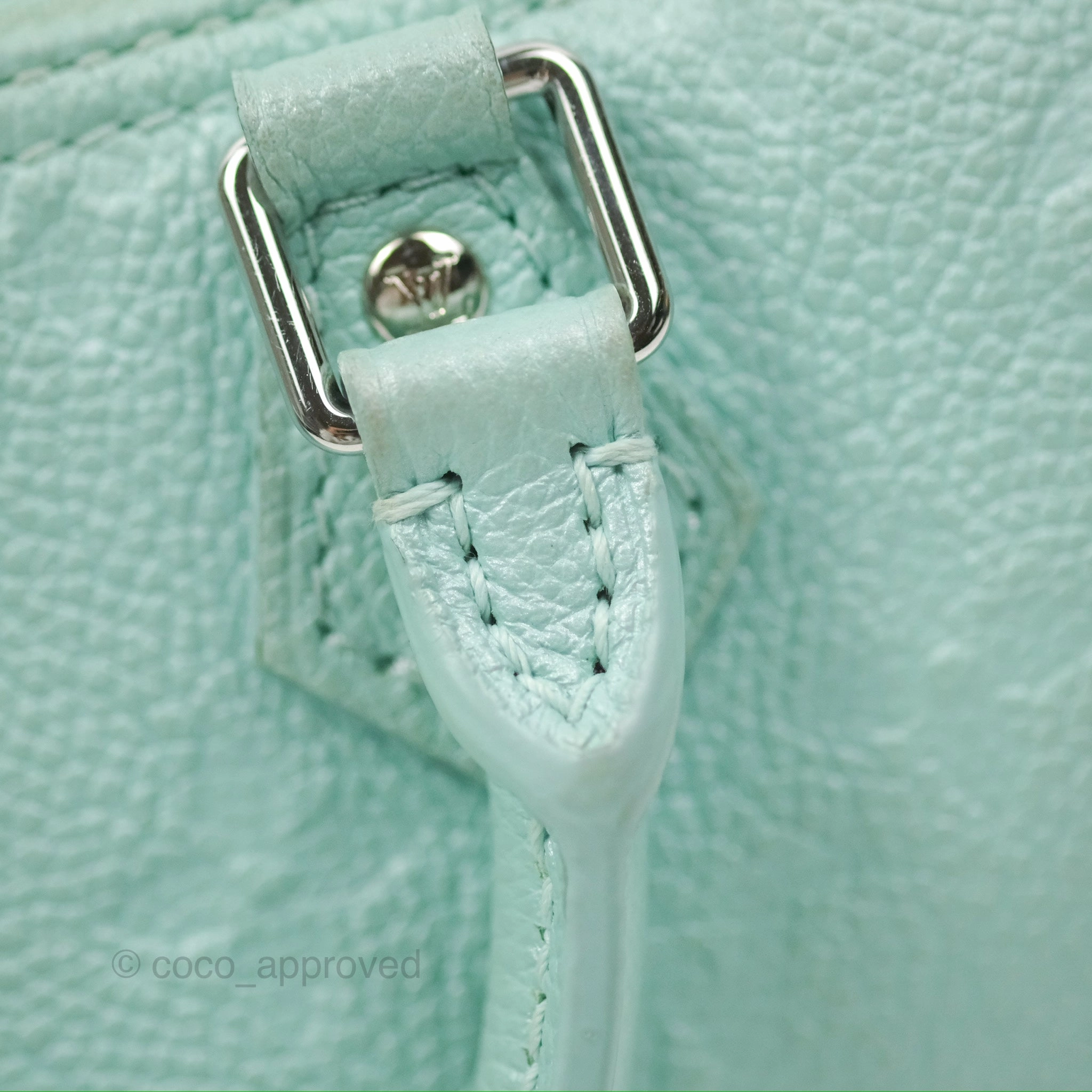 Louis Vuitton Nano Speedy Monogram Empreinte Pearly Lagoon Blue