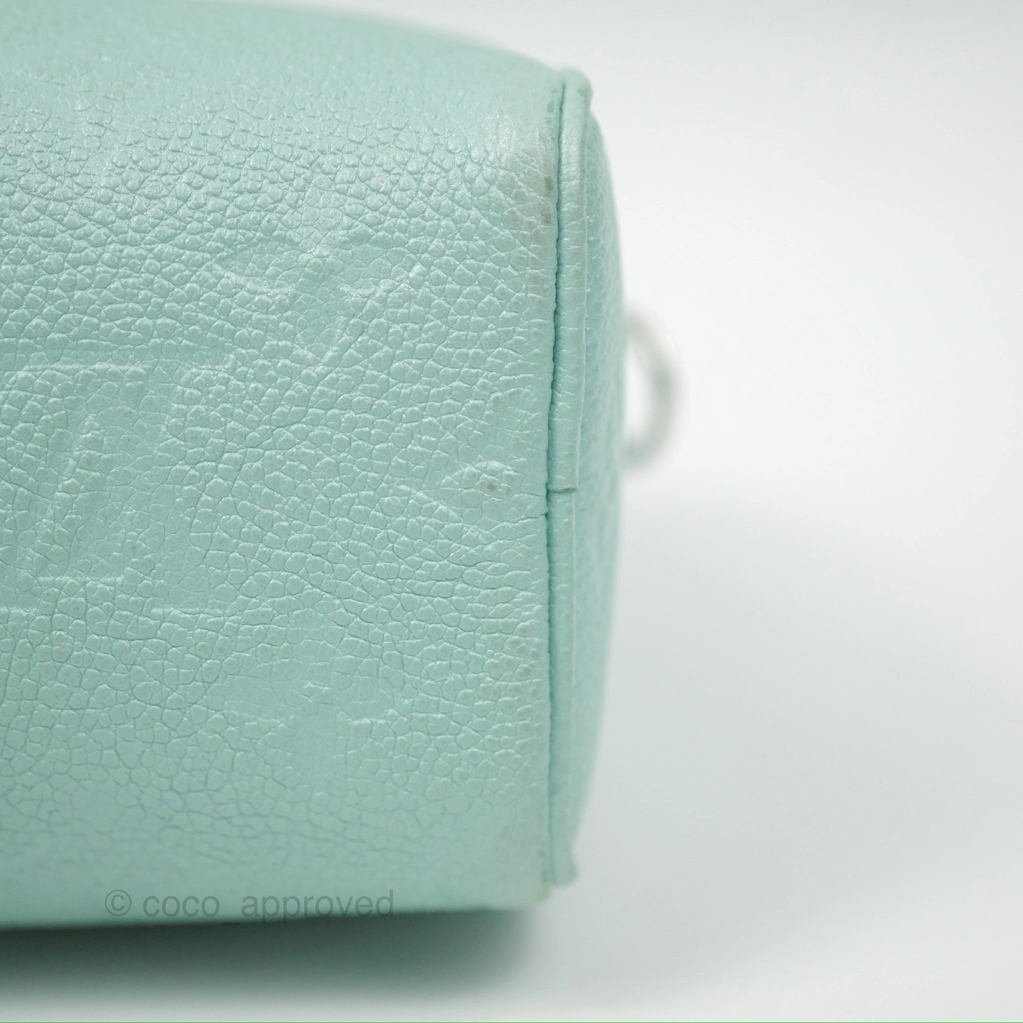 Louis Vuitton Nano Speedy Monogram Empreinte Pearly Lagoon Blue