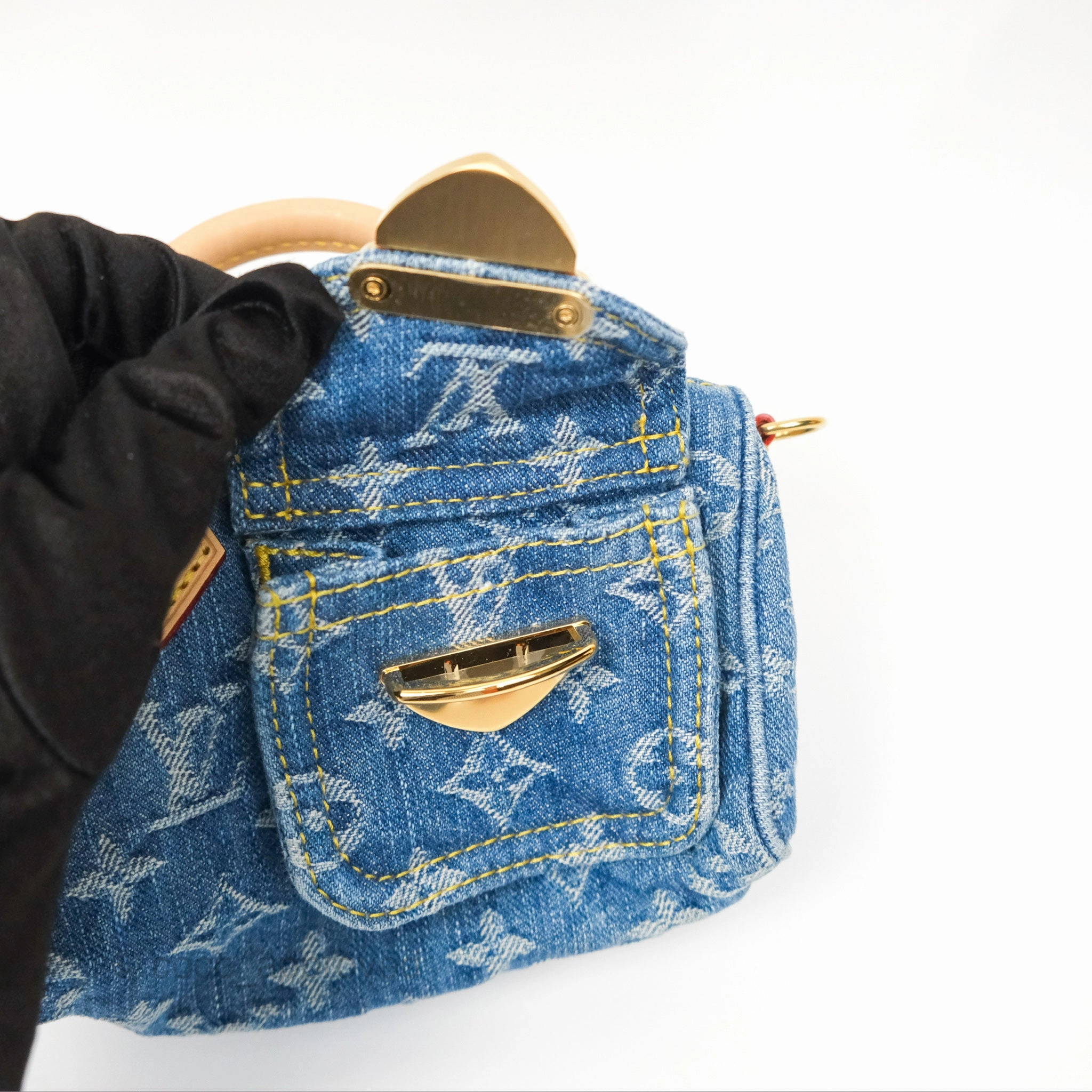 Louis Vuitton Nano Speedy Washed Denim Monogram