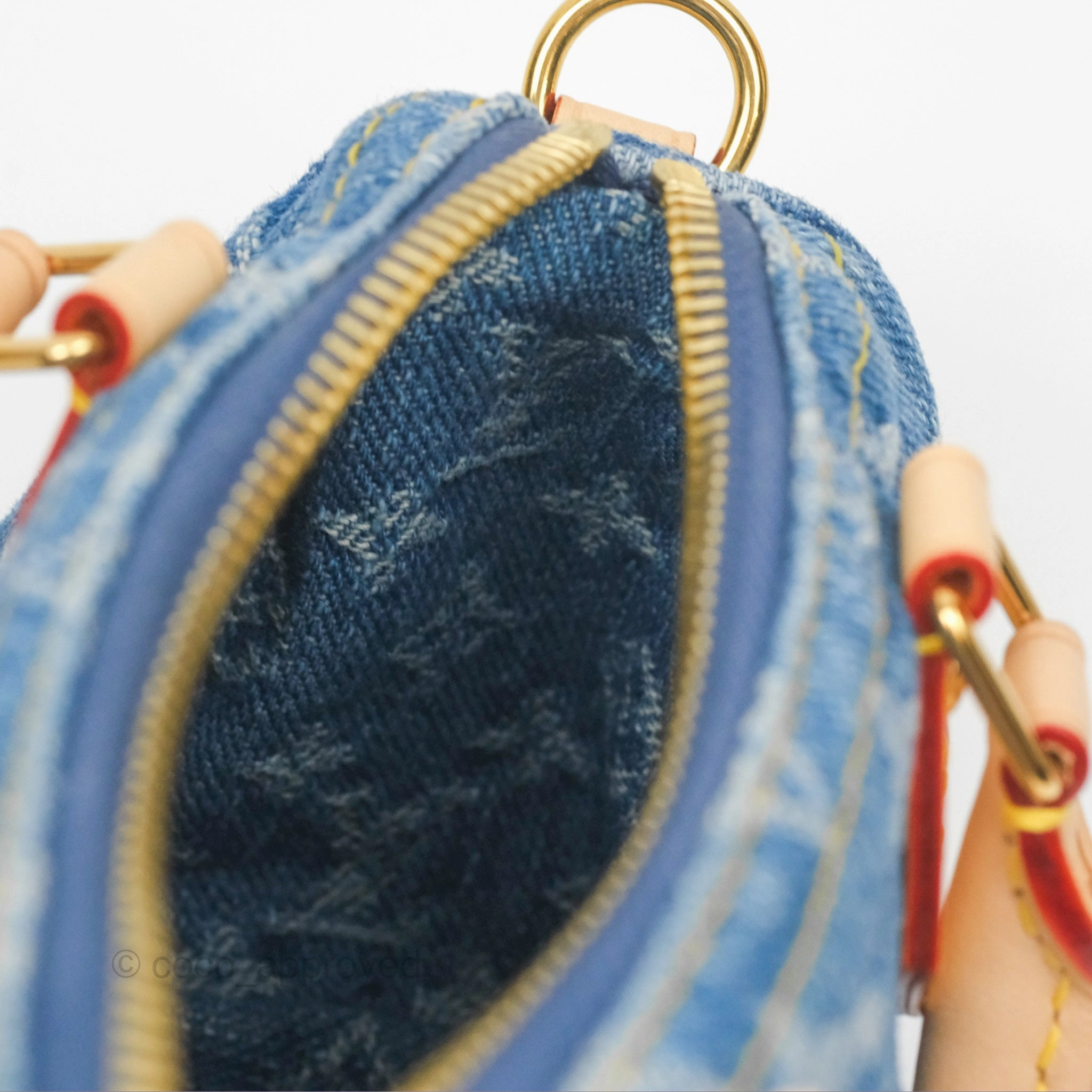 Louis Vuitton Nano Speedy Washed Denim Monogram