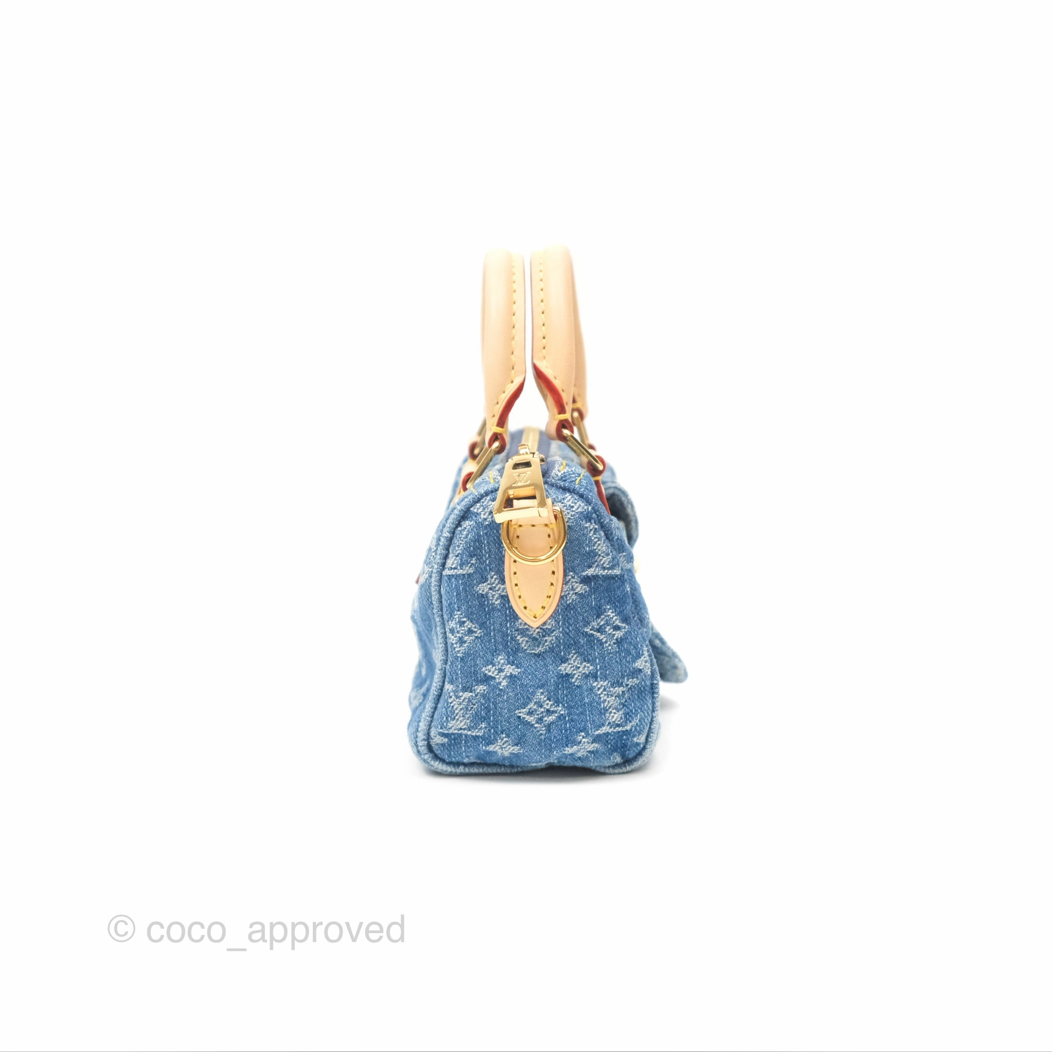 Louis Vuitton Nano Speedy Washed Denim Monogram