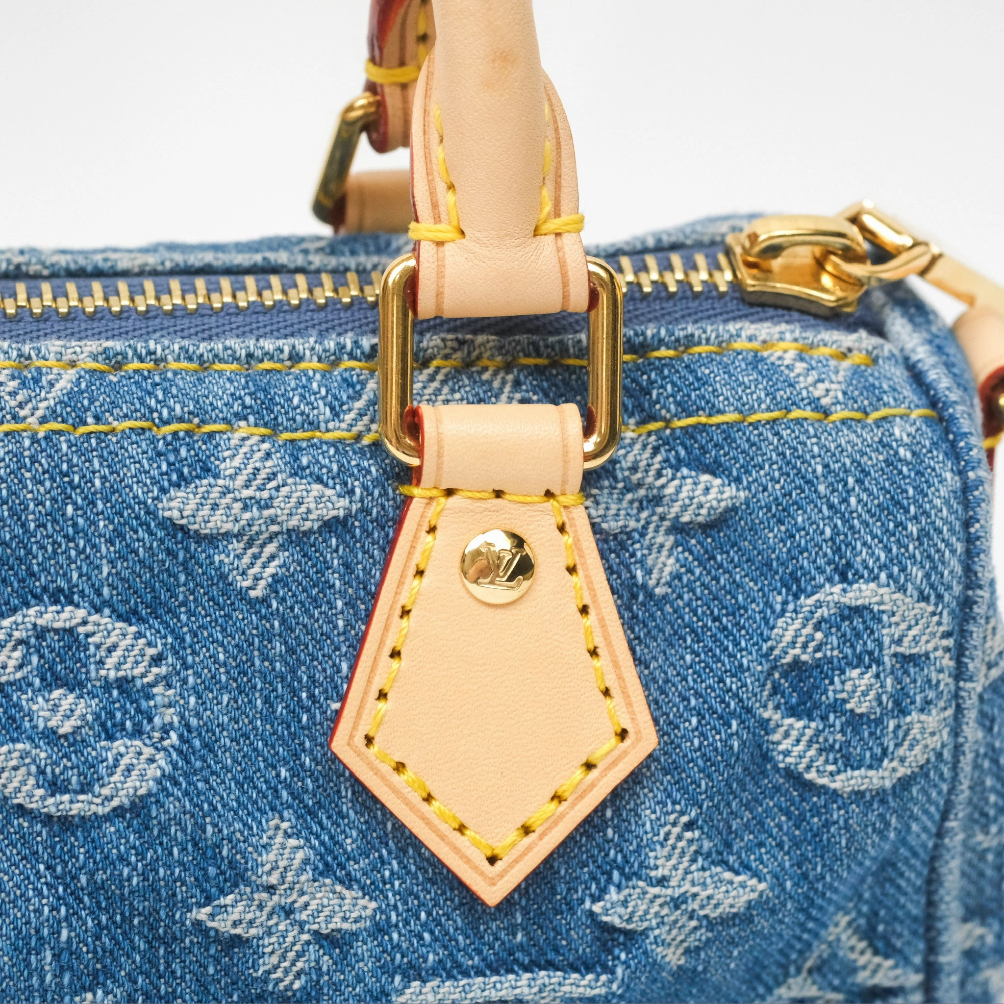 Louis Vuitton Nano Speedy Washed Denim Monogram